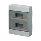 ELETTROCANALI ETNEC60024 CENTR.PARETE IP40 PORTELLA TRASP.24 MODU