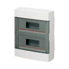 ELETTROCANALI ETNEC60024B CENTR.PARETE IP40 PORTELLA TRASP.24MODUL