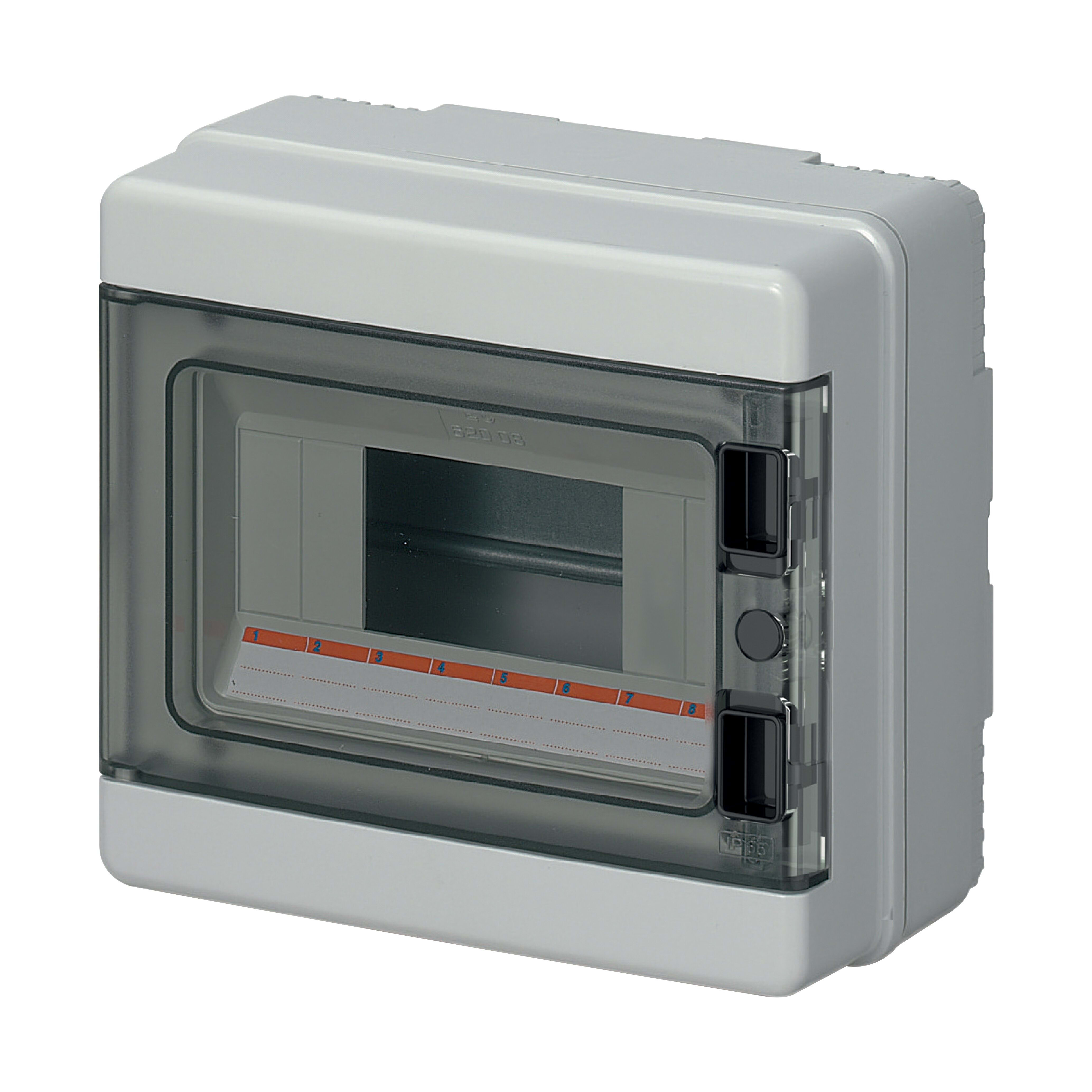 ELETTROCANALI ETNEC62008 CENTRALINO DA PARETE STAGNO IP65 8 MODUL