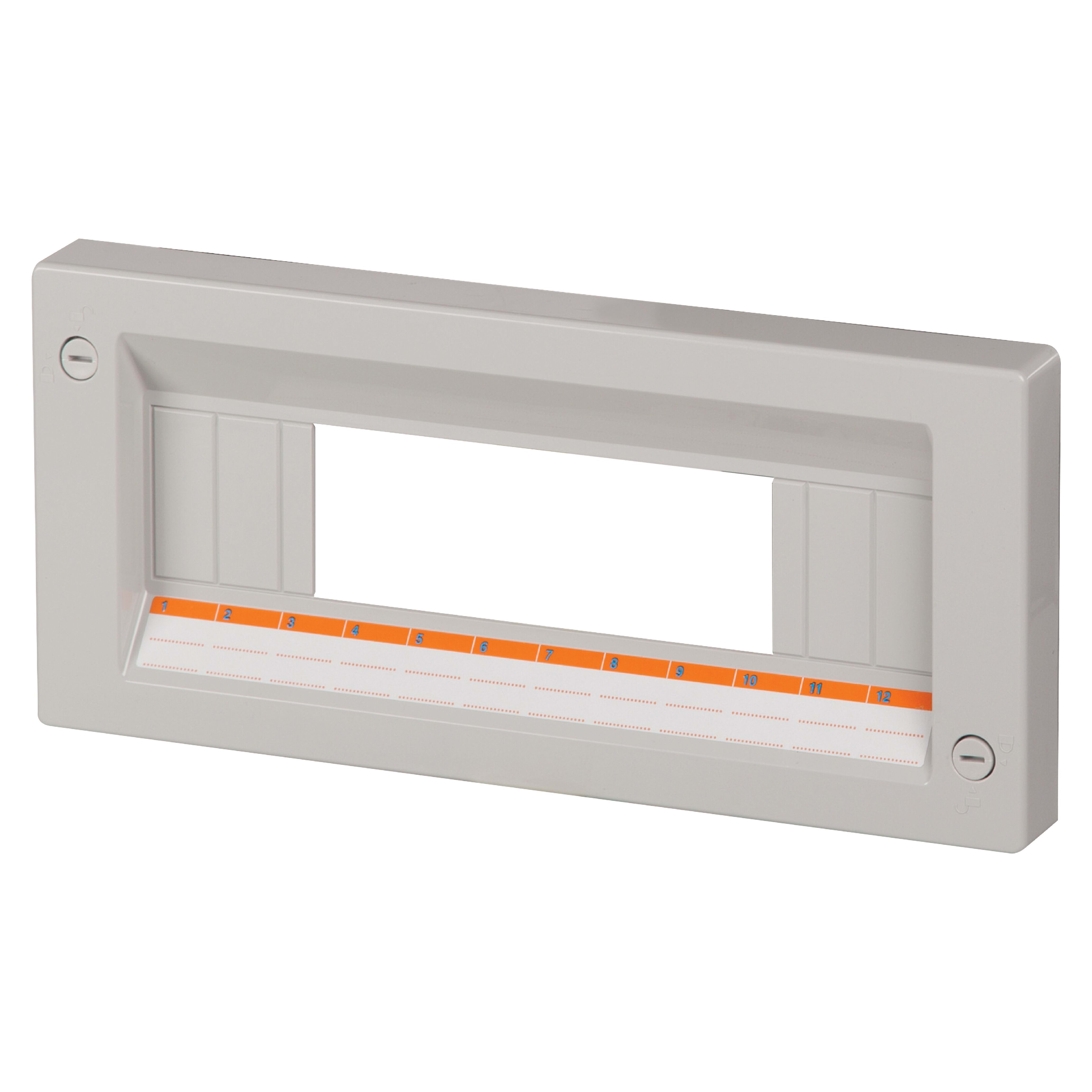 ELETTROCANALI SRL ETNEC625102 PANNELLO FINESTRATO PER 12 MODULI DIN