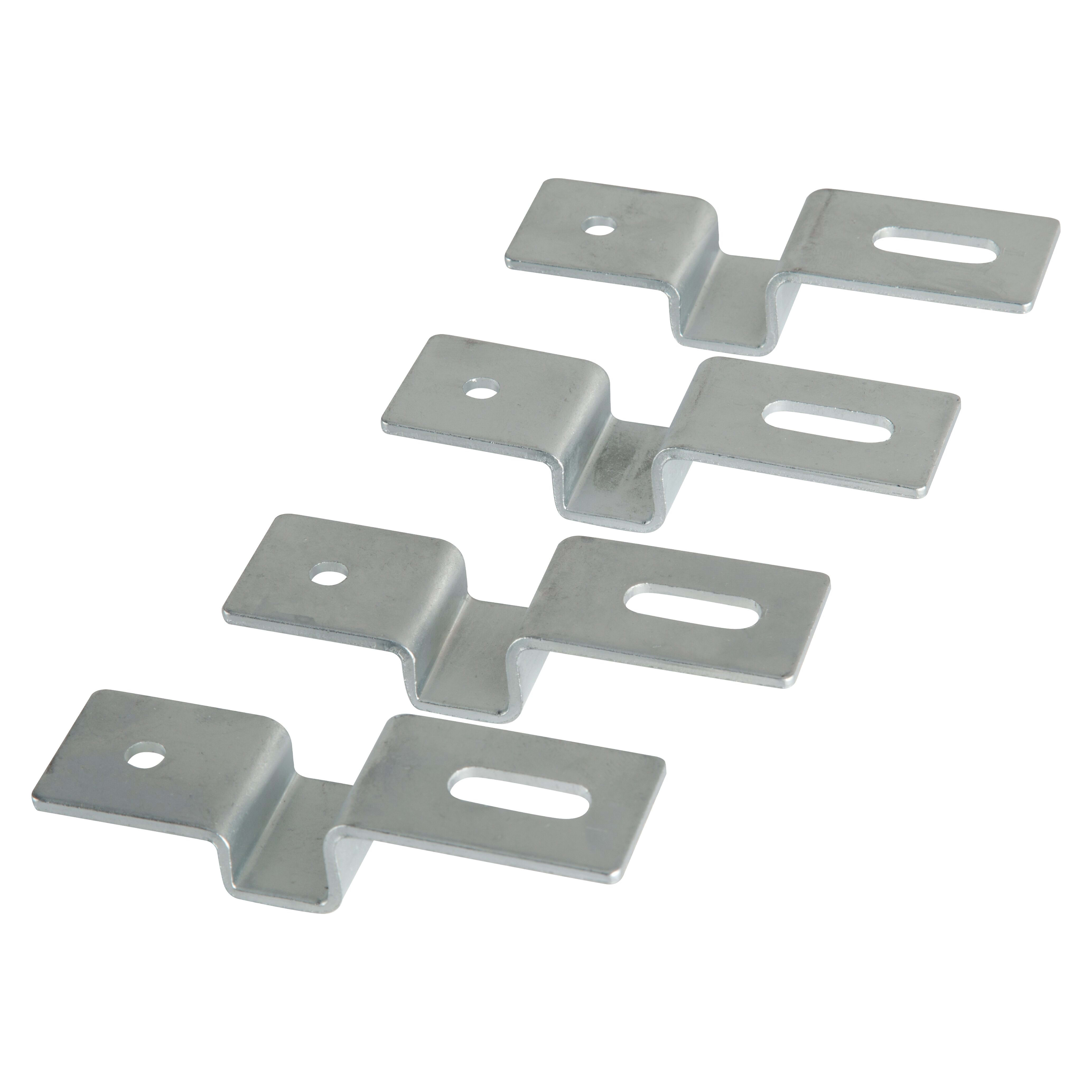 ELETTROCANALI SRL ETNEC625SZ KIT DI 4 STAFFE DI SOSTEGNO - ZINCATE