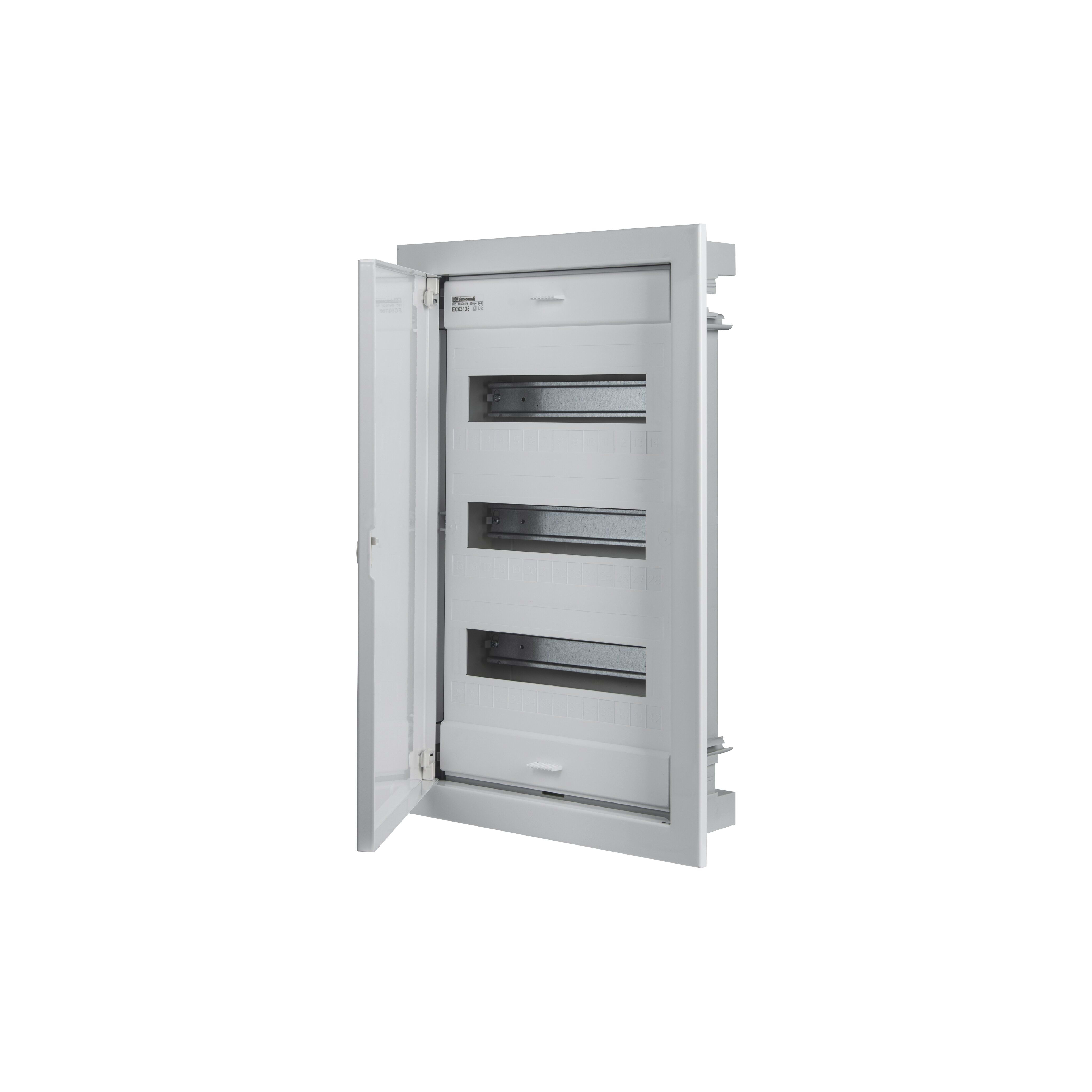 ELETTROCANALI SRL ETNEC63636 CENTRALINO INCASSO B.CO PL 36+6 PORTA ME