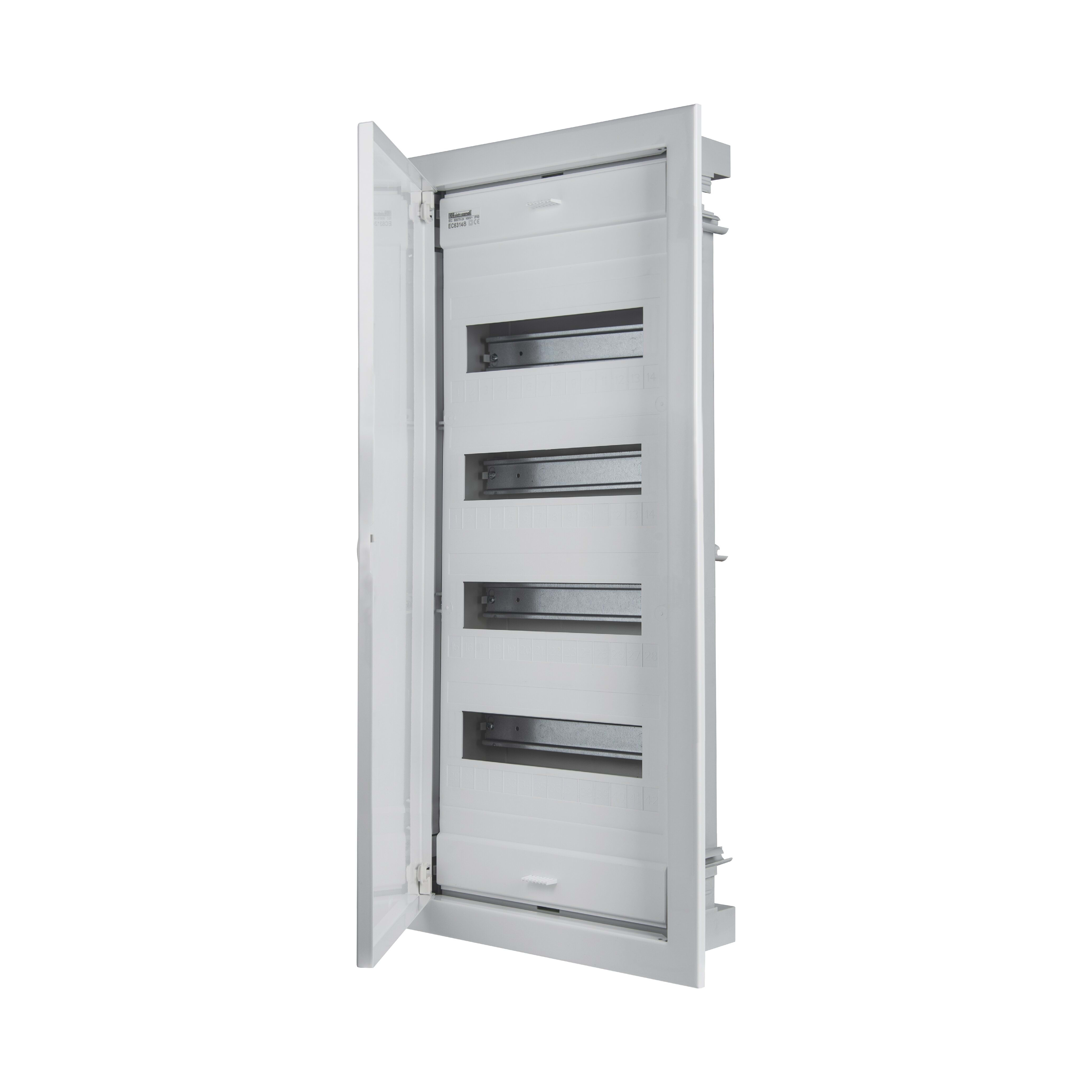 ELETTROCANALI SRL ETNEC63148 CENTRALINO INCASSO BIANCO 48+8 PORTA MET