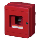 ELETTROCANALI ETNEC64004 CENTRALINO EMERGENZA IP56 ROSSO 4 MOD.