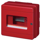 ELETTROCANALI ETNEC64008 CENTRALINO EMERGENZA IP56 ROSSO 8 MOD.