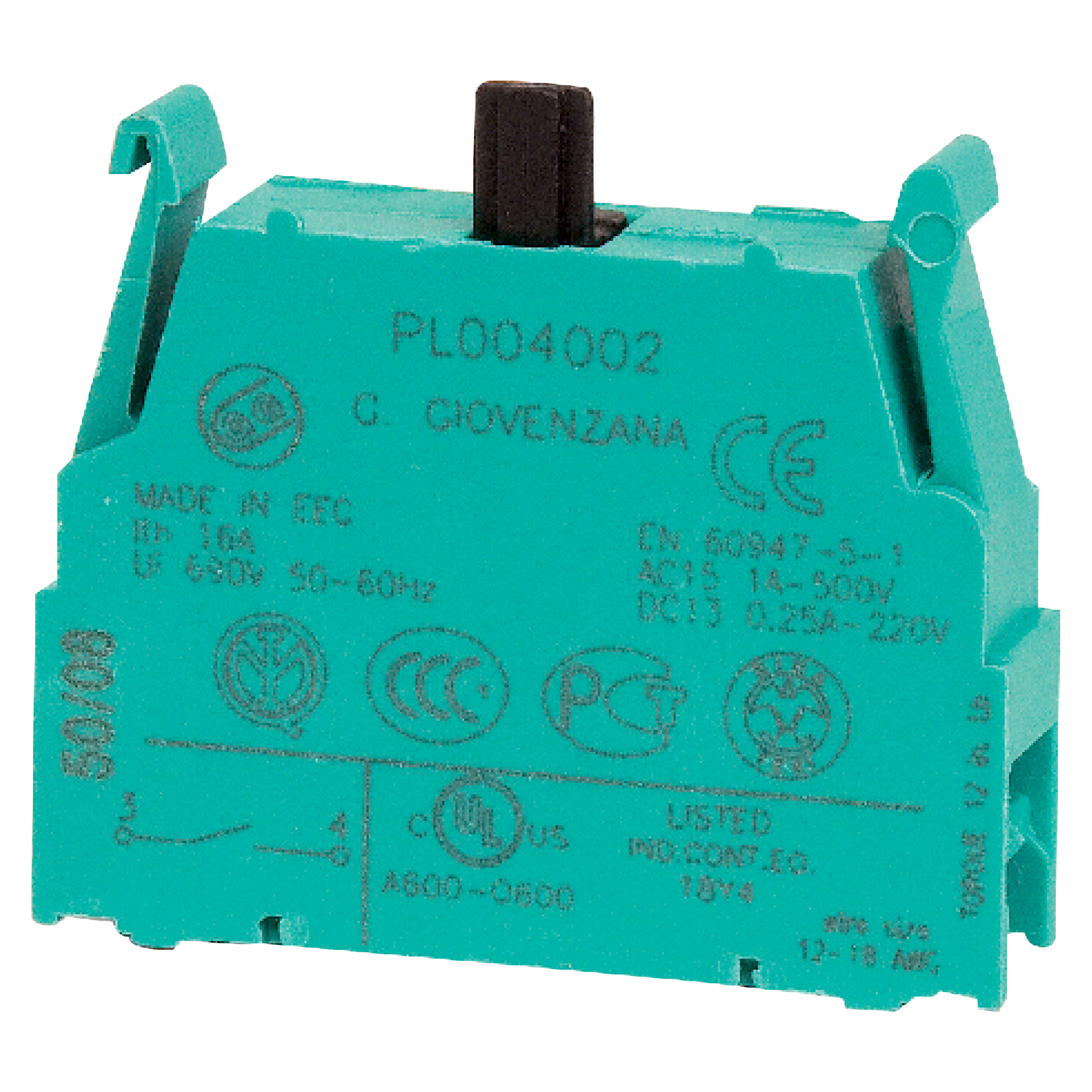 ELETTROCANALI SRL ETNEC64411 CONTATTO DI RICAMBIO NA VERDE