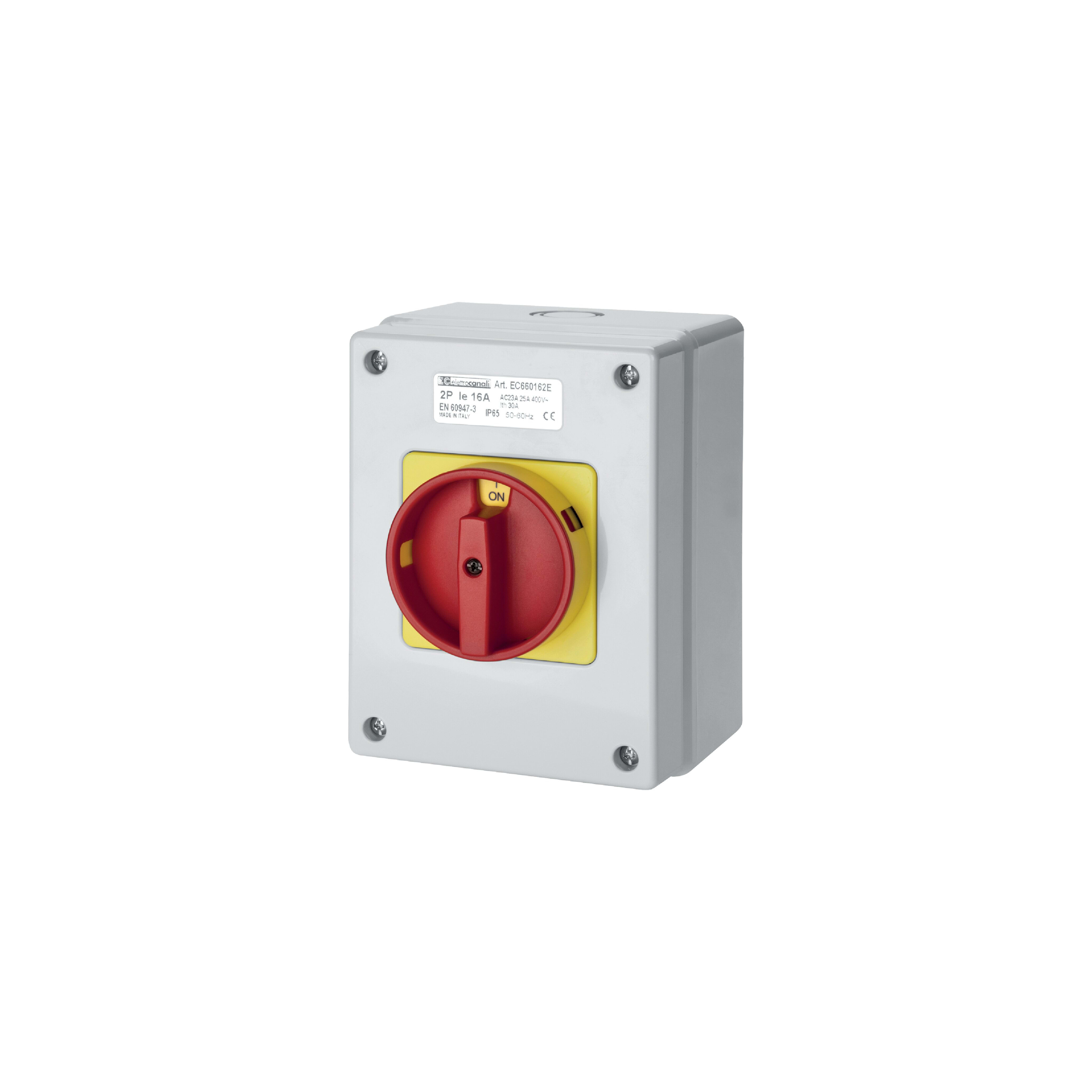 ELETTROCANALI SRL ETNEC660162E INTERRUTTORE ROTATIVO EM 16A-2P-115X155X