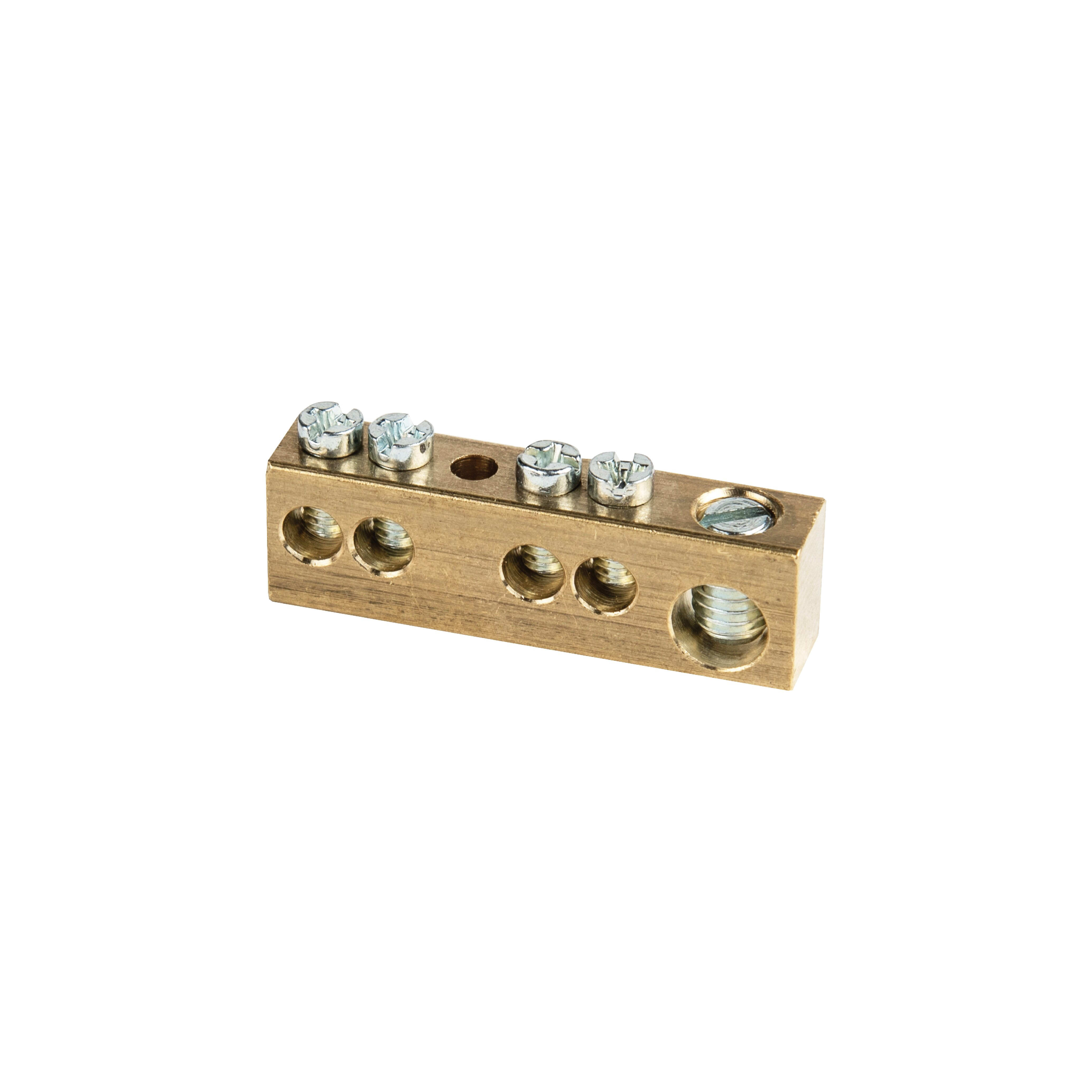 ELETTROCANALI SRL ETNEC680M4 MORSETTIERA IN OTTONE A 5 FORI