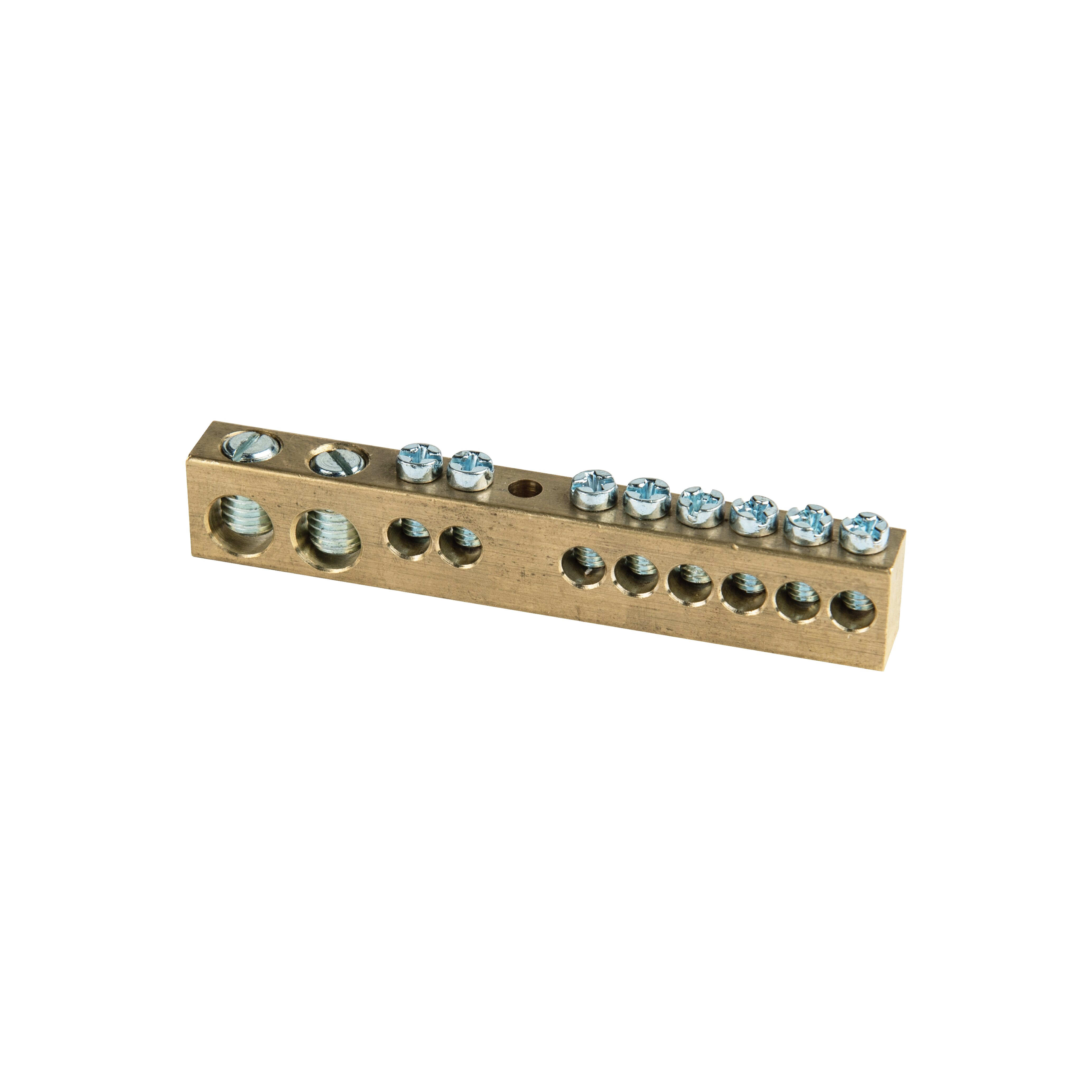ELETTROCANALI SRL ETNEC680M6 MORSETTIERA IN OTTONE A 10 FORI