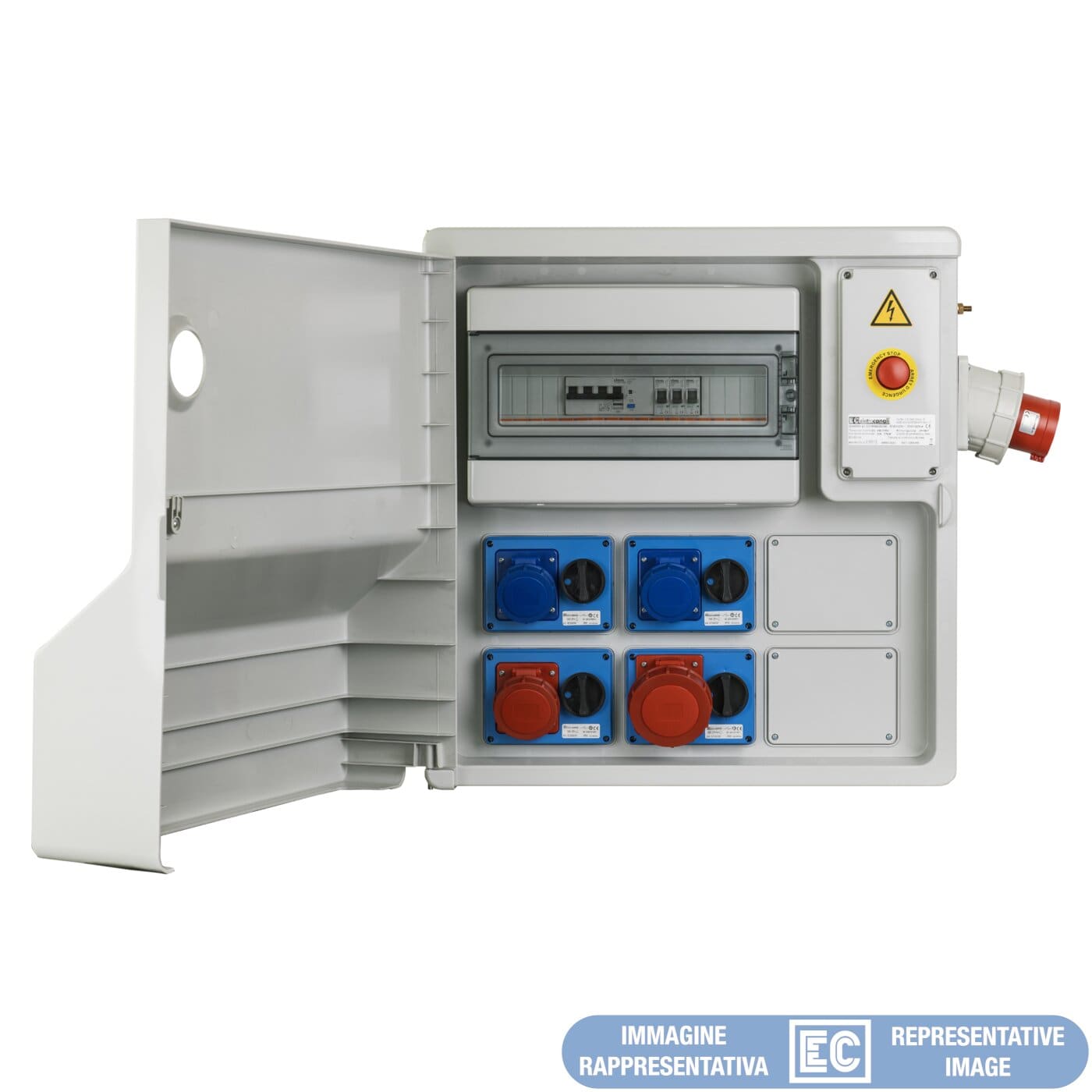 ELETTROCANALI SRL ETNEC6900756 QUADRO DA CANTIERE ASC 4 PRESE IOSBF-SPI