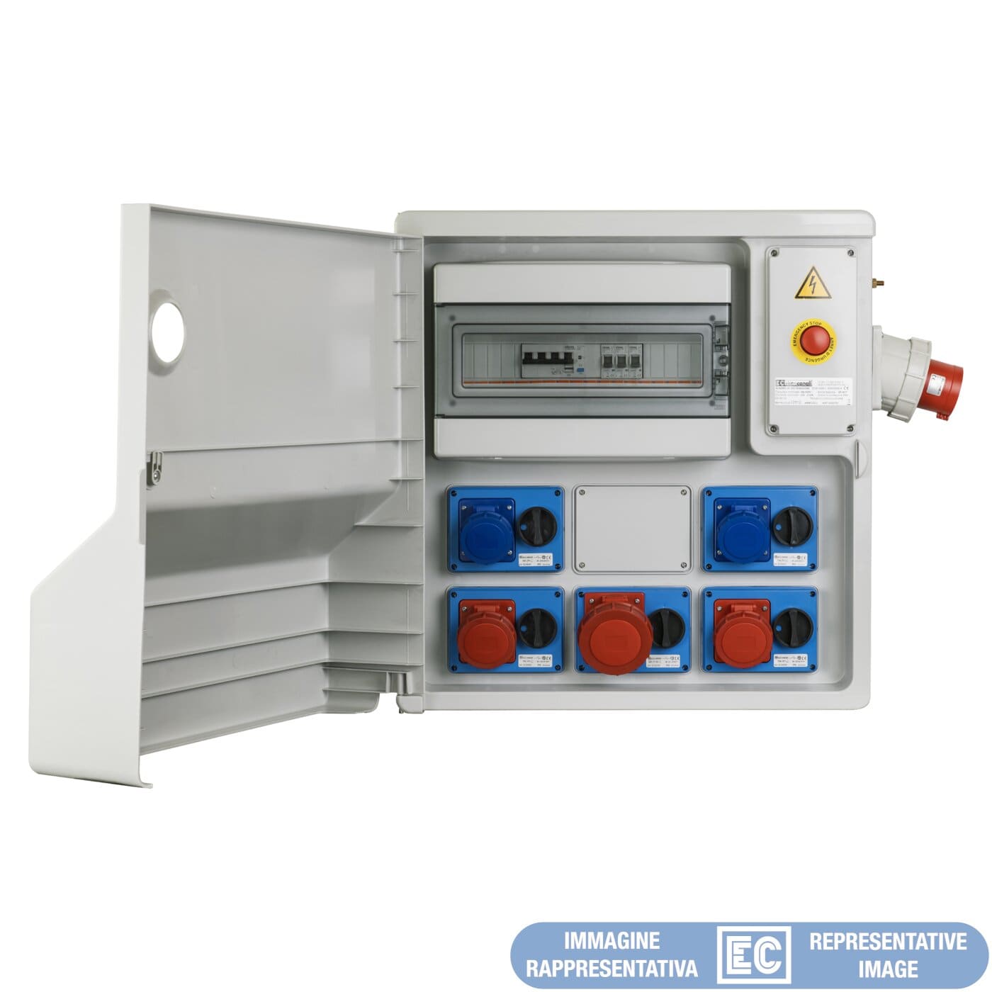ELETTROCANALI SRL ETNEC6900772 QUADRO DA CANTIERE ASC 5 PRESE IOSBF-SPI