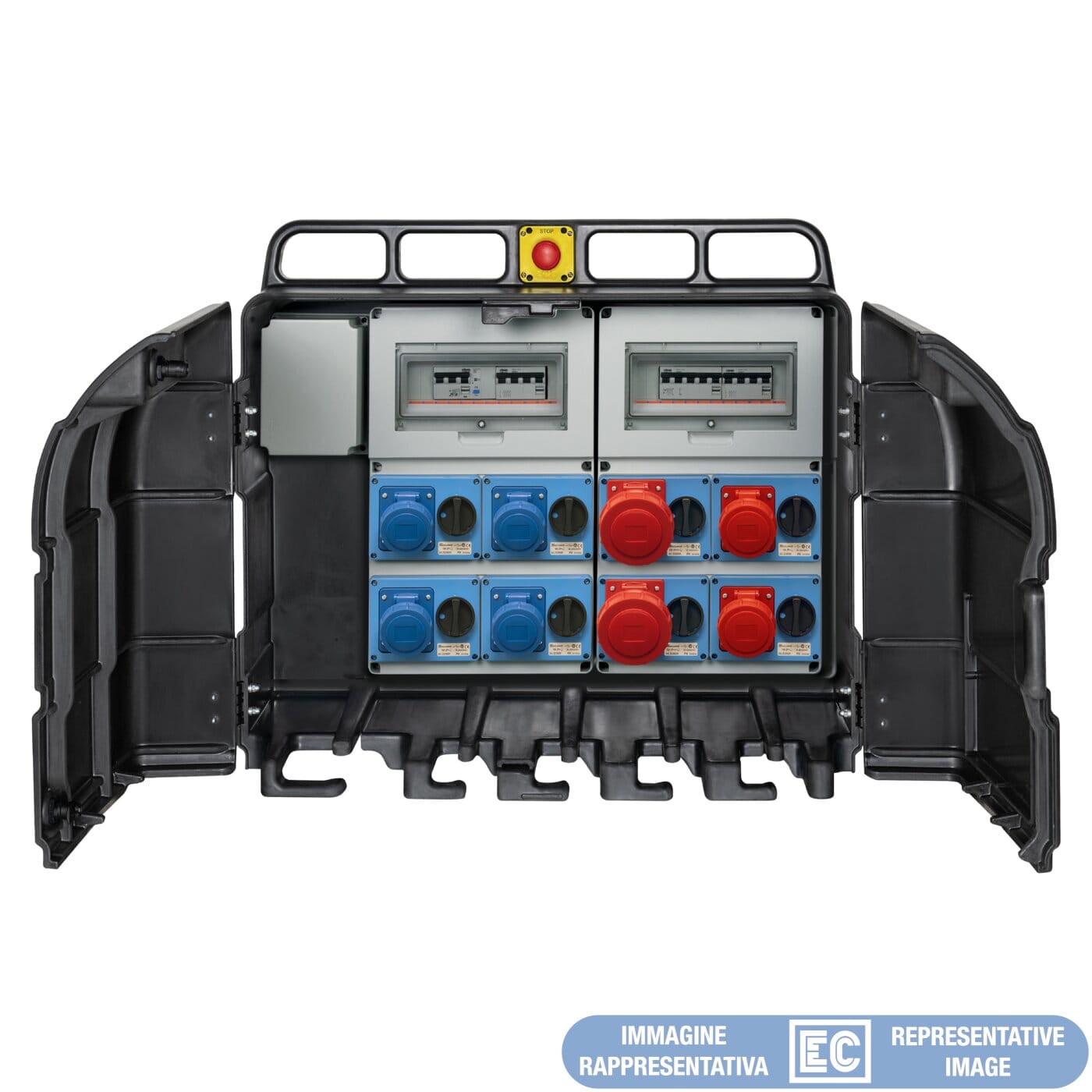 ELETTROCANALI SRL ETNEC6900895 QUADRO DA CANTIERE 8 PRESE IOSBF-SPINA 6