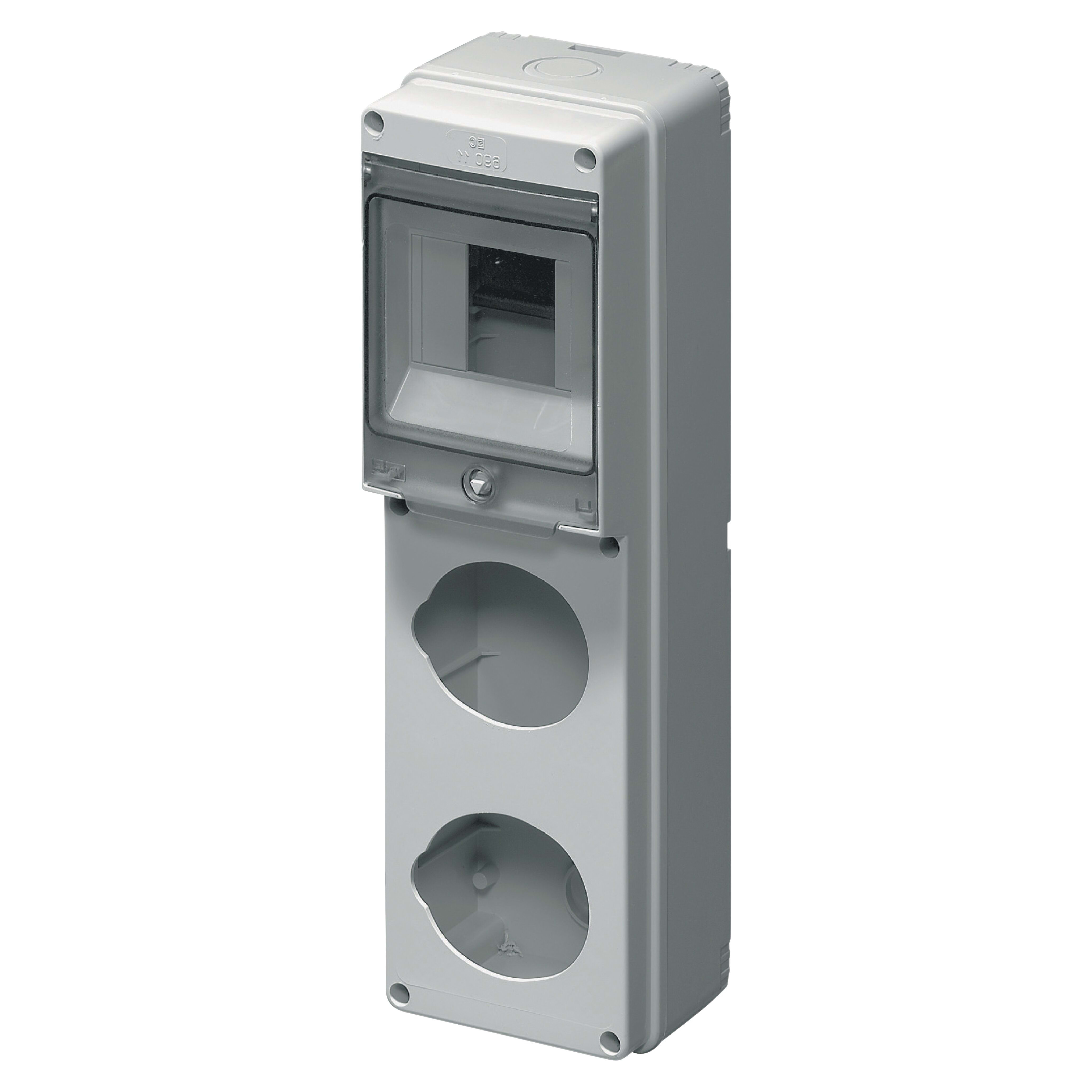 ELETTROCANALI SRL ETNEC69011 QUADRO PER 2 PRESE VERTICALI 4 MOD. PREF
