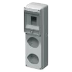 ELETTROCANALI ETNEC69011 QUADRO PER 2 PRESE VERTICALI 4 MOD. PREF