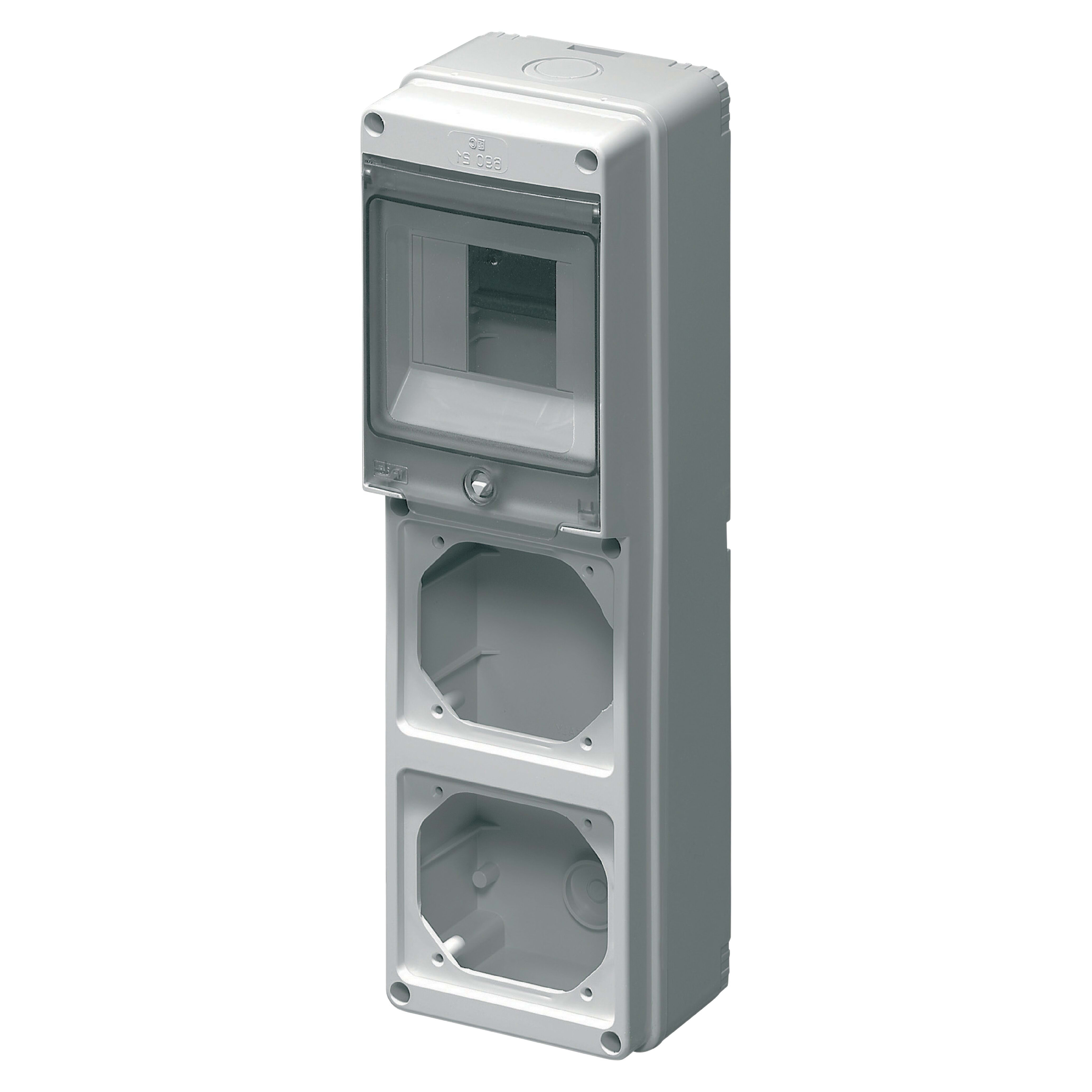 ELETTROCANALI SRL ETNEC69021 QUADRO PER 2 PRESE VERTICALI 4 M. FLANGI