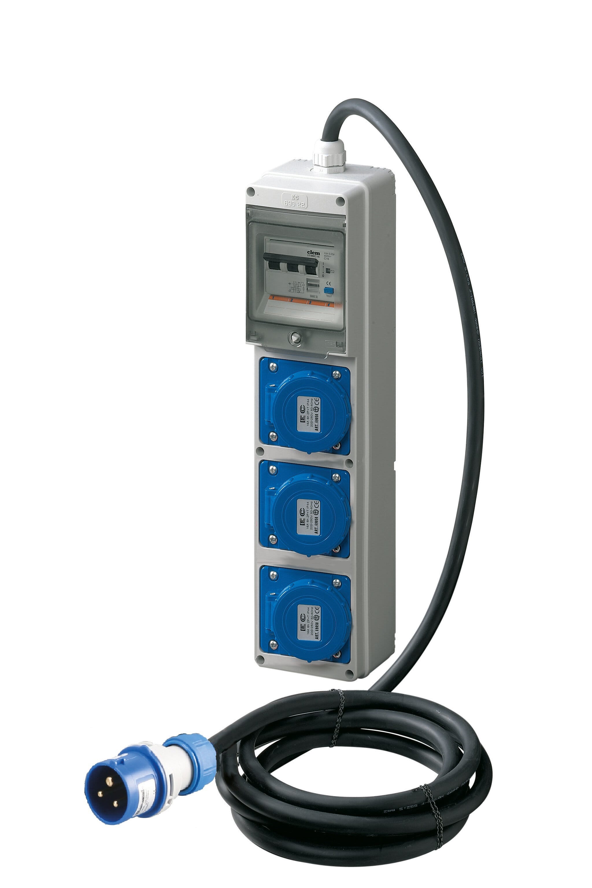ELETTROCANALI SRL ETNEC6902213 QUADRO ASC 3 PR.V. IP65 3X2P+T