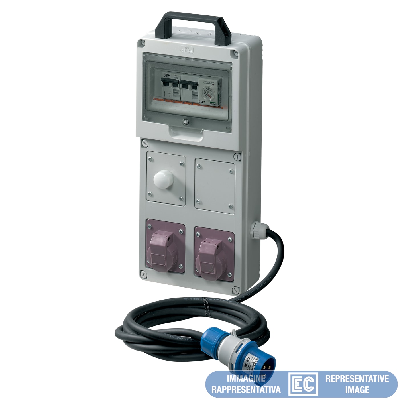 ELETTROCANALI SRL ETNEC6902307 QUADRO ASC 2 PR. IP44 2P+T 24 V 150 VA