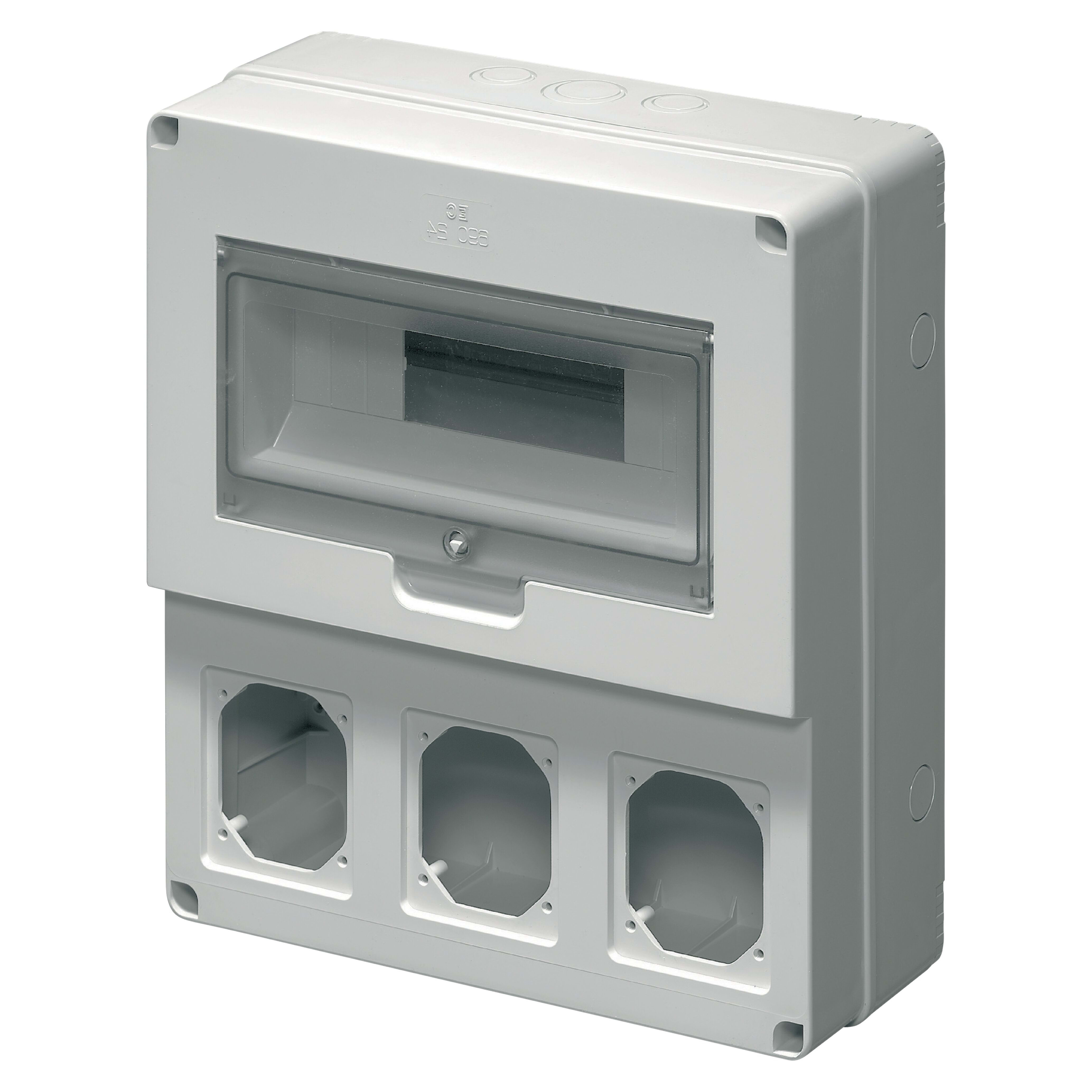 ELETTROCANALI SRL ETNEC69024 QUADRO PER 3 PRESE IOSBF 12 MOD. FLANGIA