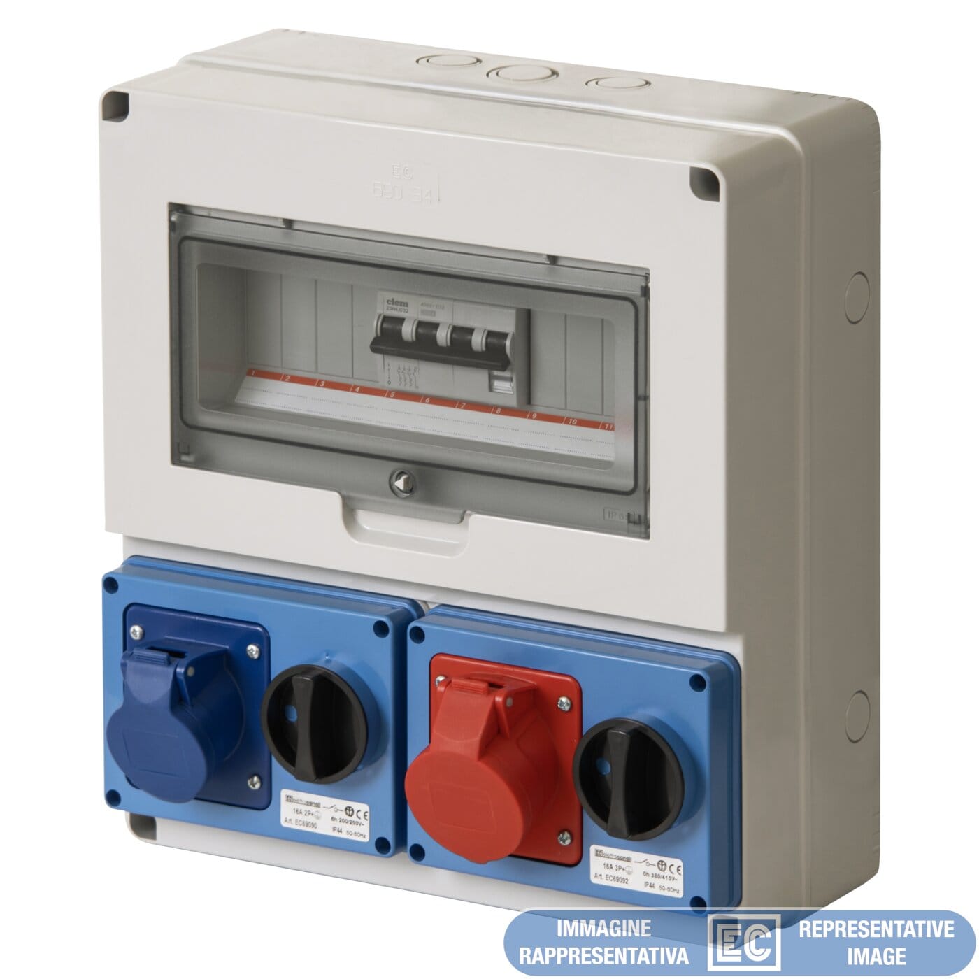 ELETTROCANALI SRL ETNEC6902471 QUADRO DBO 2 PR. IOSBF IP65 2X3P+T
