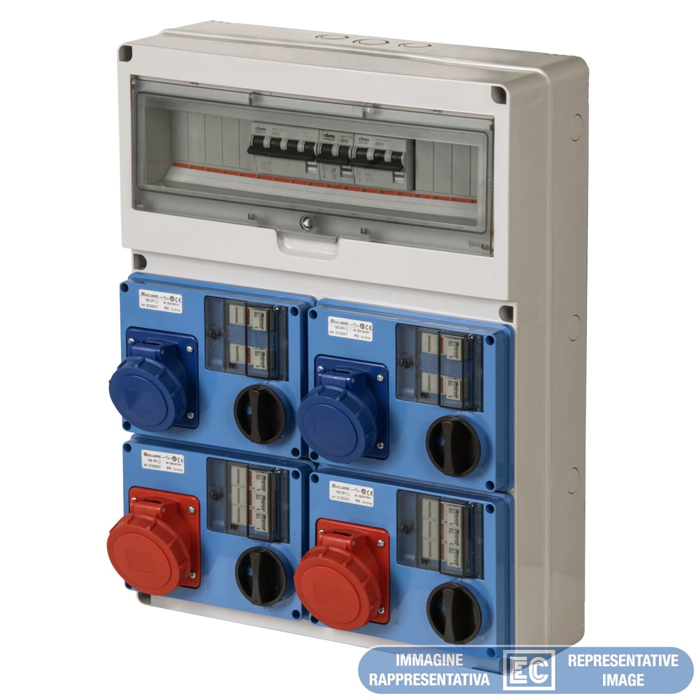 ELETTROCANALI SRL ETNEC6903633 QUADRO DBO 4 PRESE IOCBF IP65 16/32A
