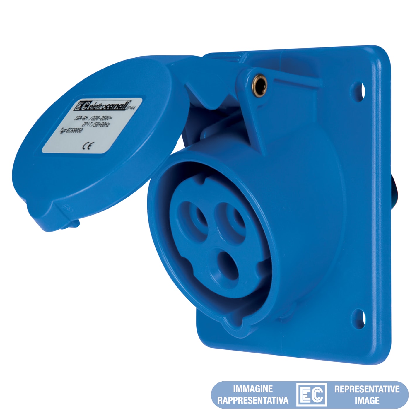 ELETTROCANALI SRL ETNEC69101 PRESA INCASSO IP44 110/130V 3P+T 16A