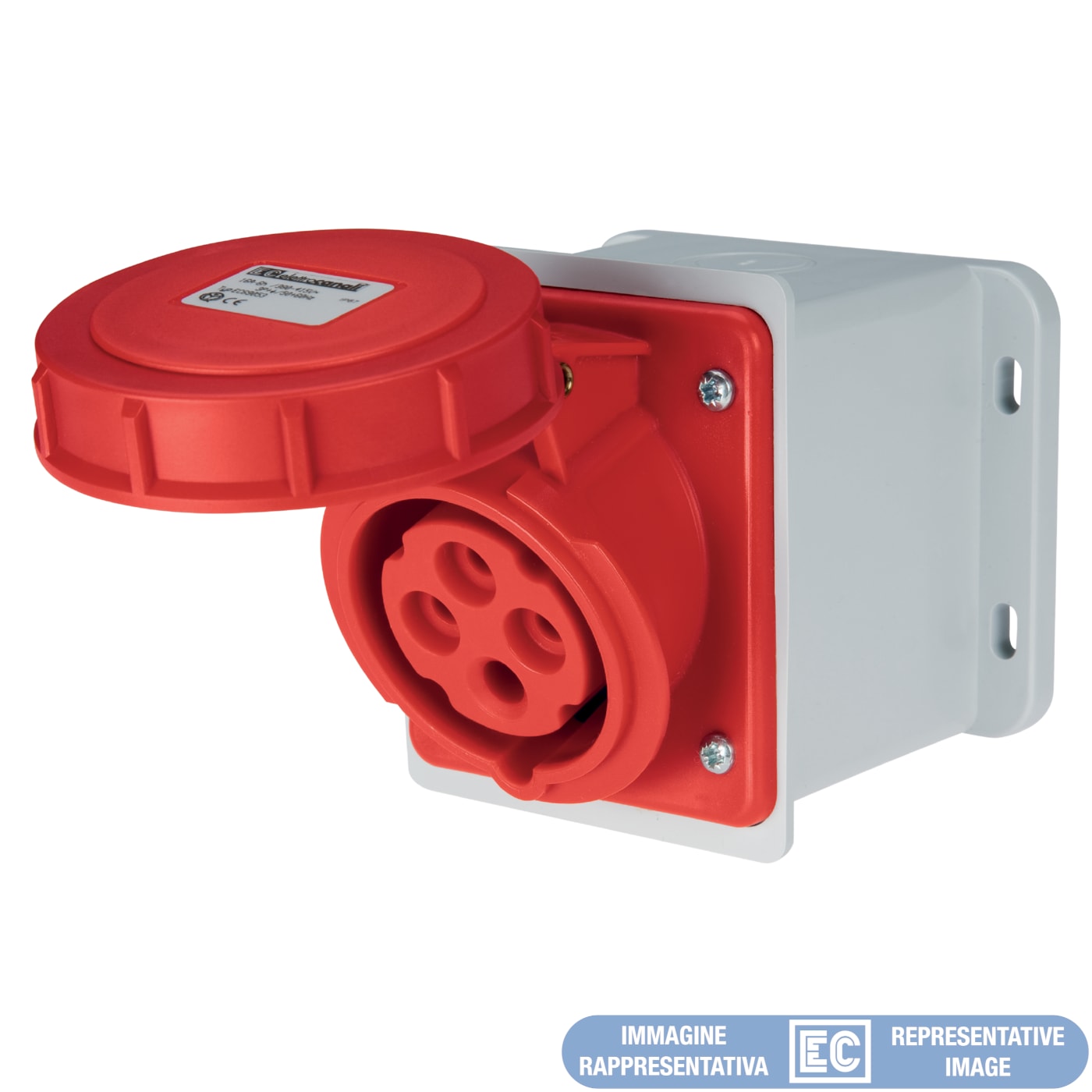 ELETTROCANALI SRL ETNEC691061D PRESA BASE DIRITTA IP67 110V 2P+T 32 A
