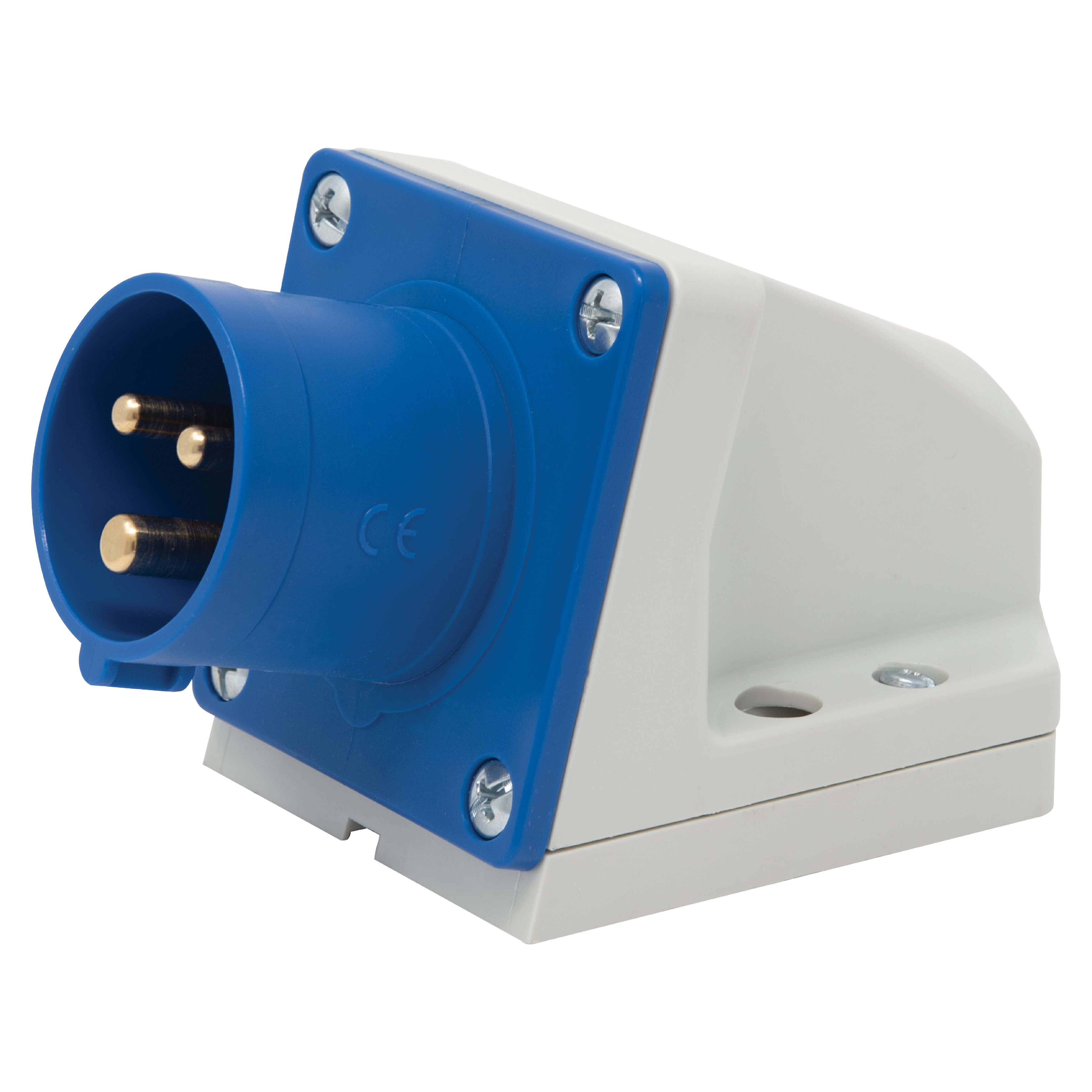 ELETTROCANALI SRL ETNEC690701 SPINA BASE INCLINATA IP44 220V 2P+T 16A