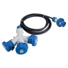 ELETTROCANALI SRL - ETNEC690714-3 MOLTIPLICATORE 3+SPINA IP67 220V2P+T16A