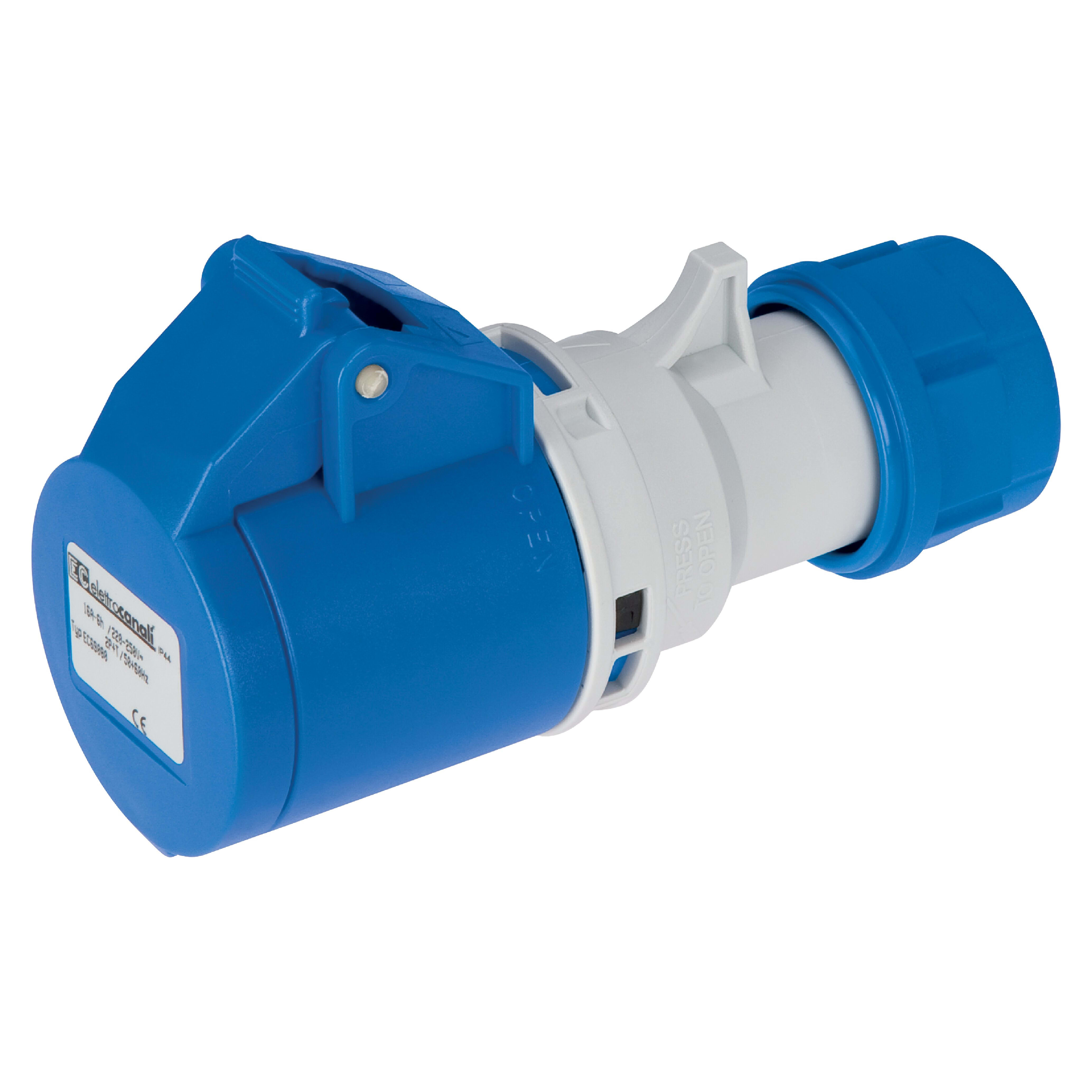 ELETTROCANALI SRL ETNEC69080 PRESA MOBILE IP44 220V 2P+T 16A