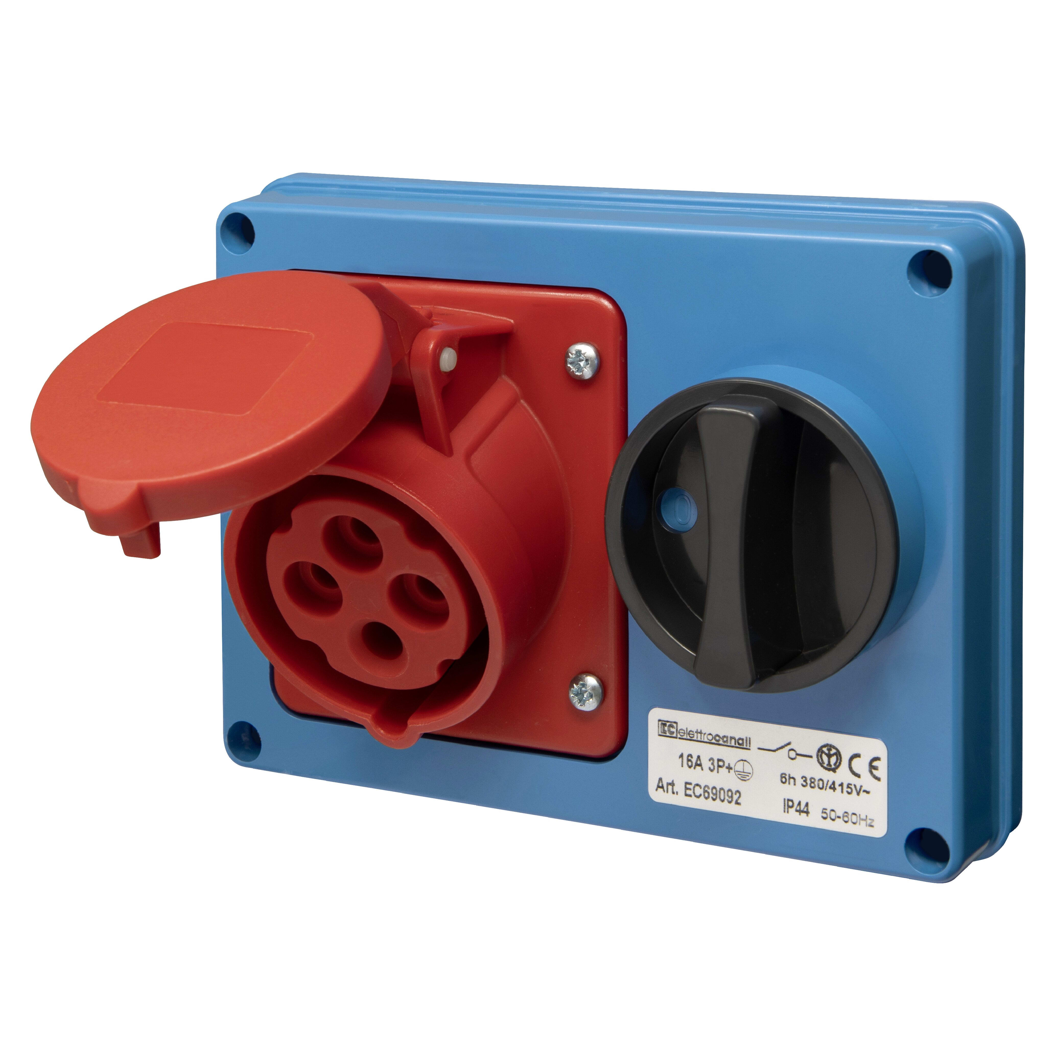 ELETTROCANALI SRL ETNEC69096 PRESA IOSBF SENZA FONDO IP44 380V 3P+T 3