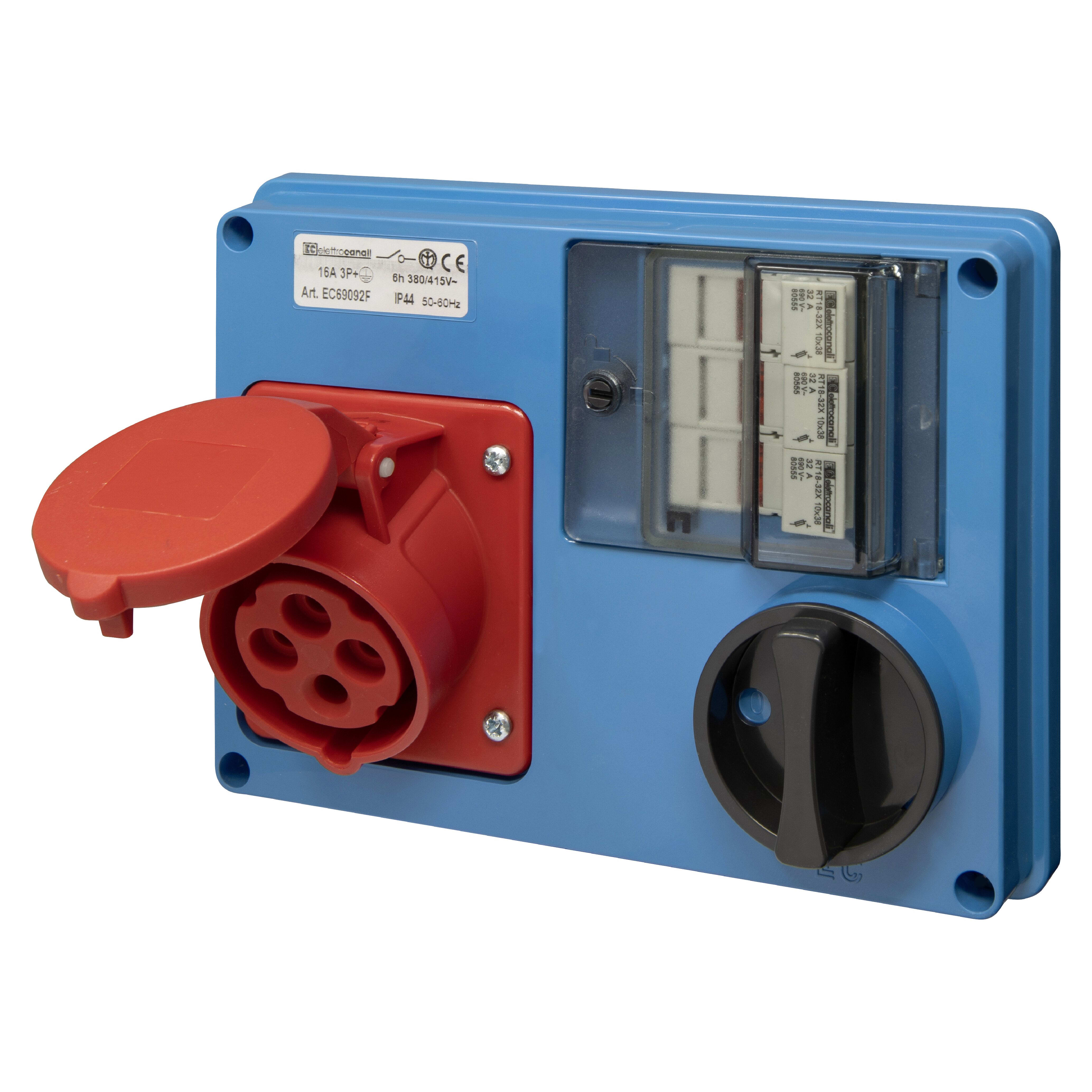 ELETTROCANALI SRL ETNEC69096F PRESA IOCBF SENZA FONDO IP44 380V 3P+T 3