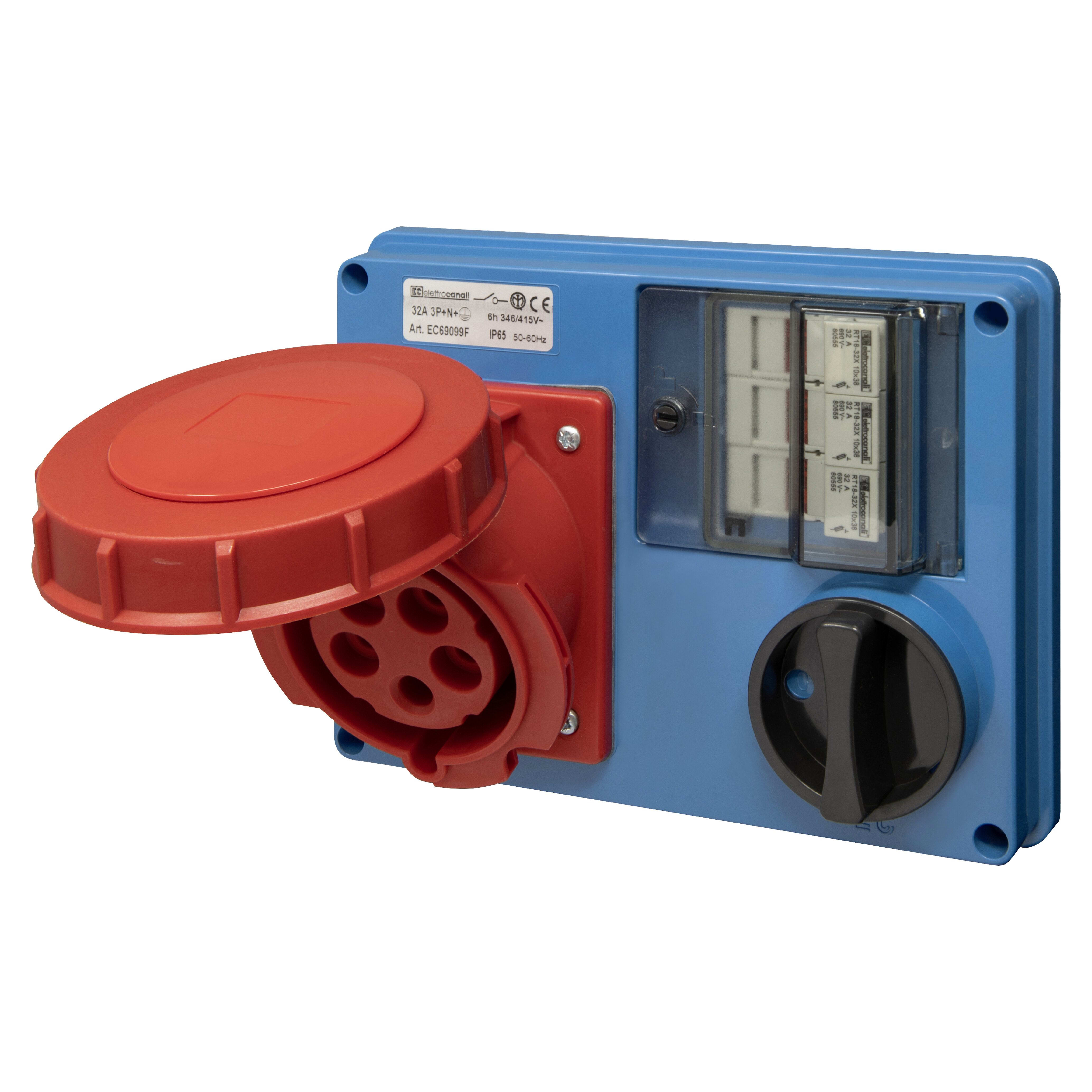 ELETTROCANALI SRL ETNEC69099F PRESA IOCBF SENZA FONDO IP65 380V3P+N+T3