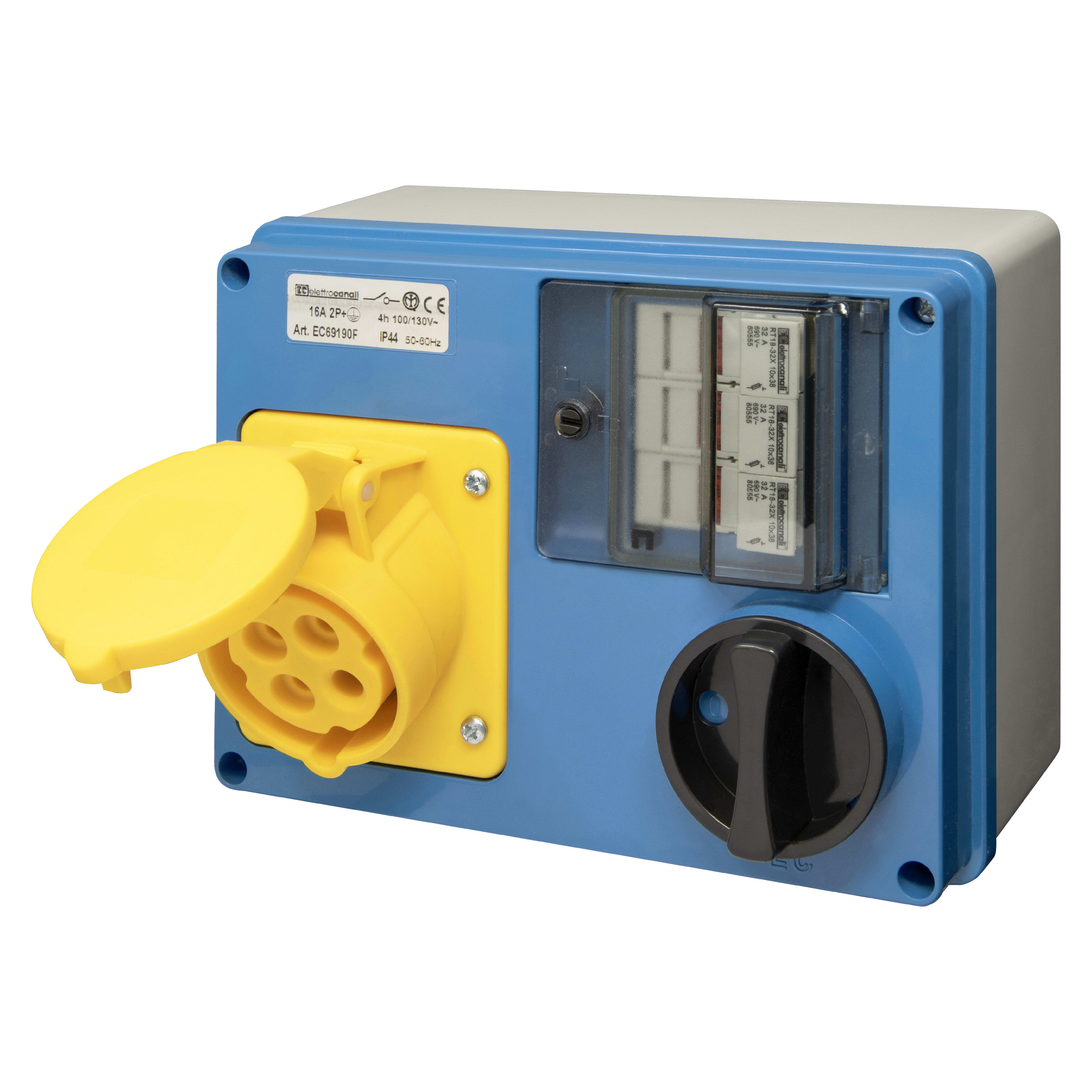 ELETTROCANALI SRL ETNEC691901F PRESA IOCBF CON FONDO IP44 110V 2P+T 16A
