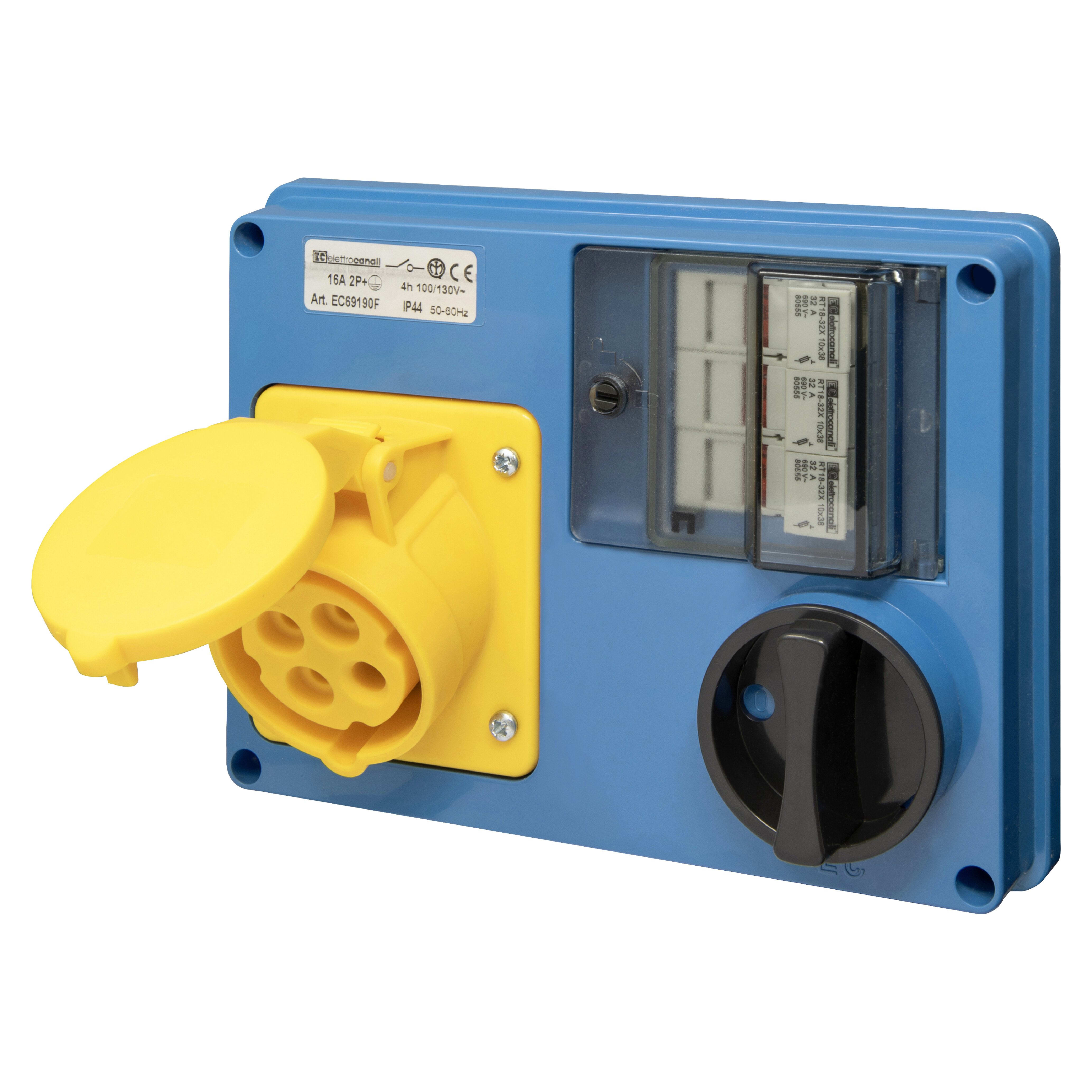 ELETTROCANALI SRL ETNEC69190F PRESA IOCBF SENZA FONDO IP44 110V 2P+T 1