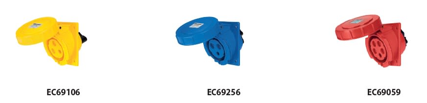 ELETTROCANALI SRL - ETNEC69351 PRESA INCASSO IP67 380/415V 3P+N+T 63A