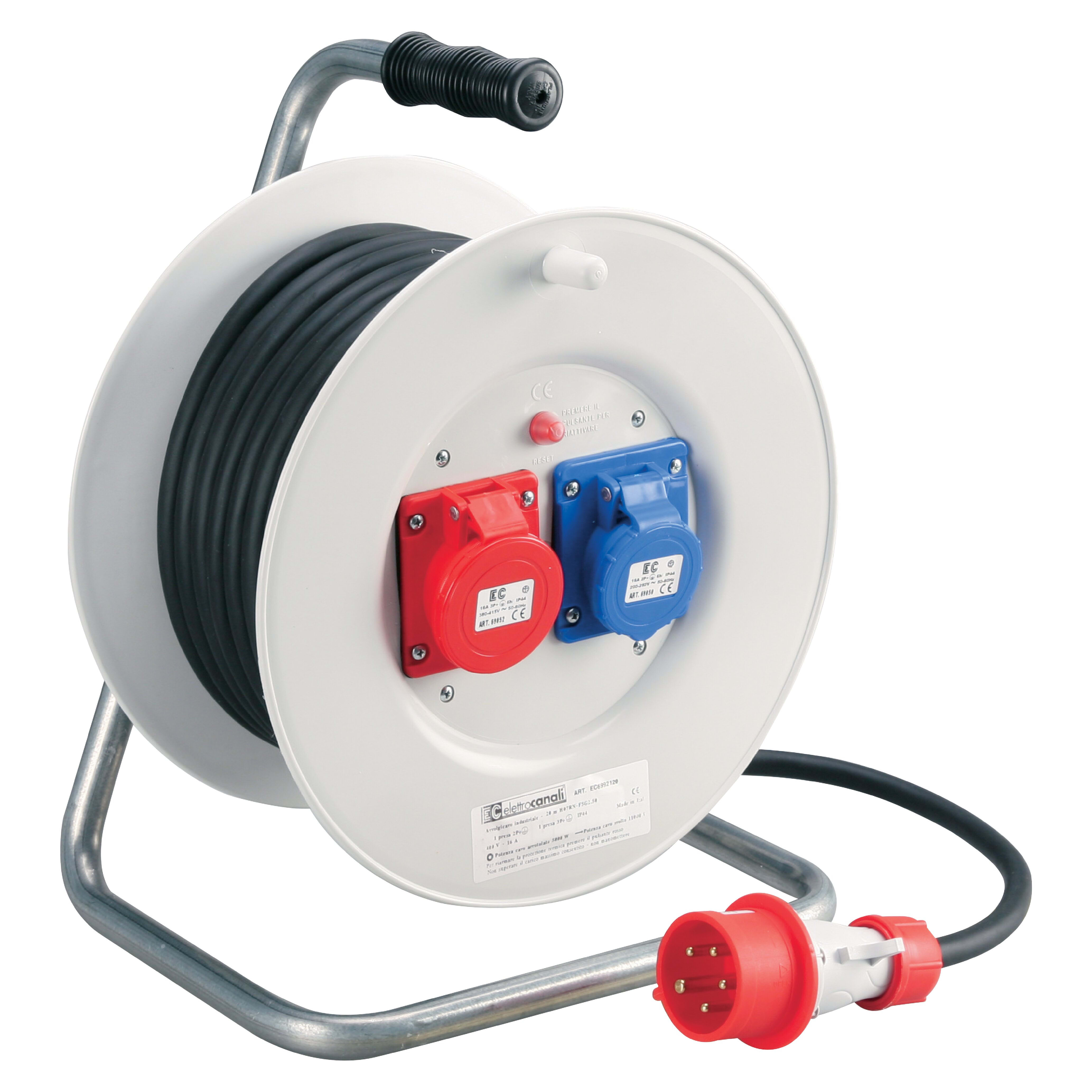 ELETTROCANALI SRL ETNEC6992120 AVVOLGICAVO IND. 2P+T-3P+T 20 MT IP44 16