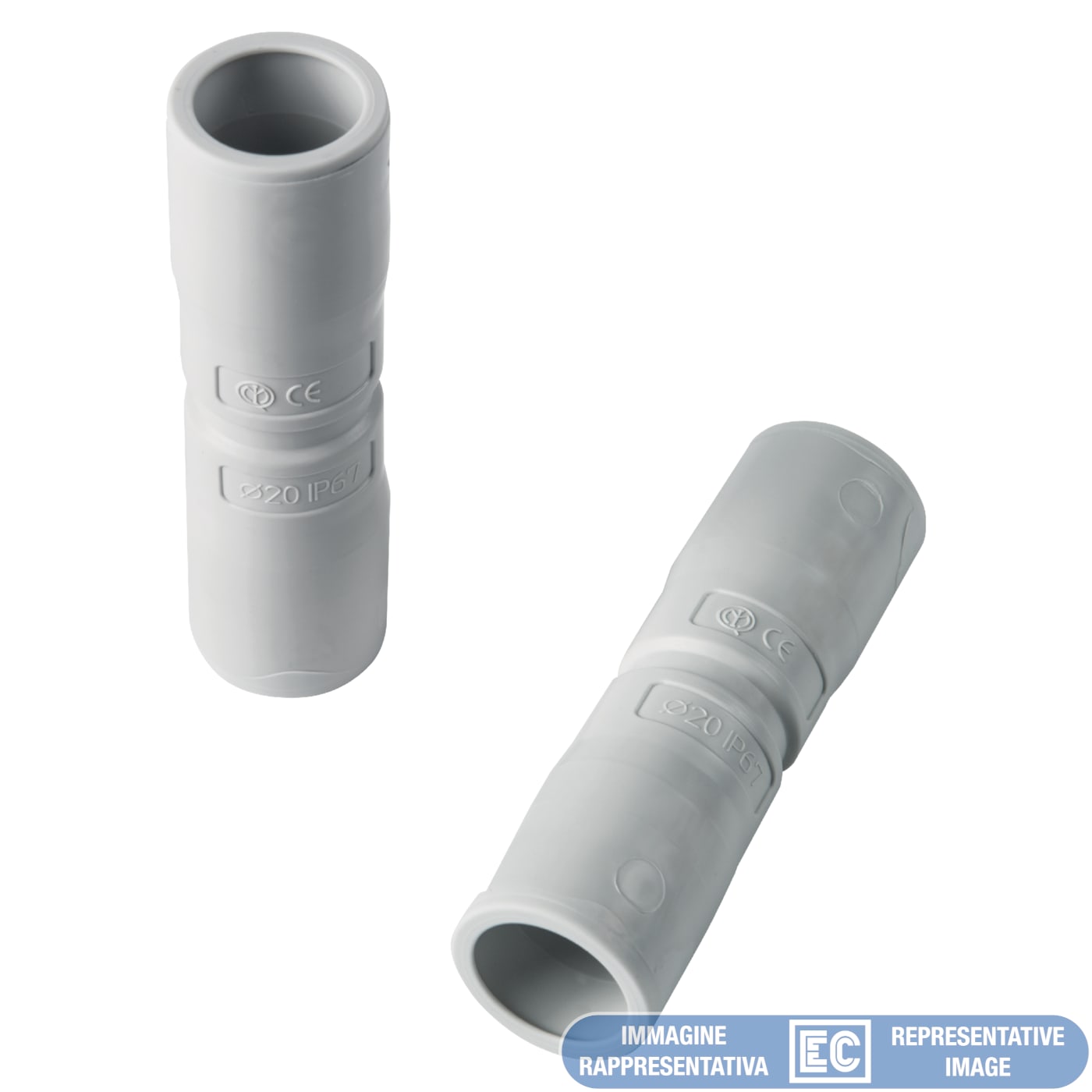 ELETTROCANALI SRL ETNEC74032 RACCORDO SECURITY TUBO-TUBO IP67 32