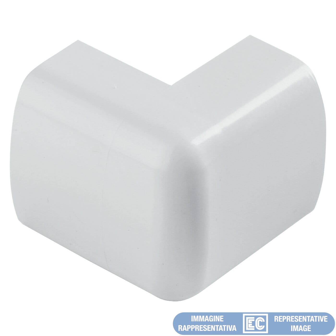 ELETTROCANALI SRL ETNECAE3213B ANGOLO EST. PER MINICAN. DIM. 32X13 BIAN