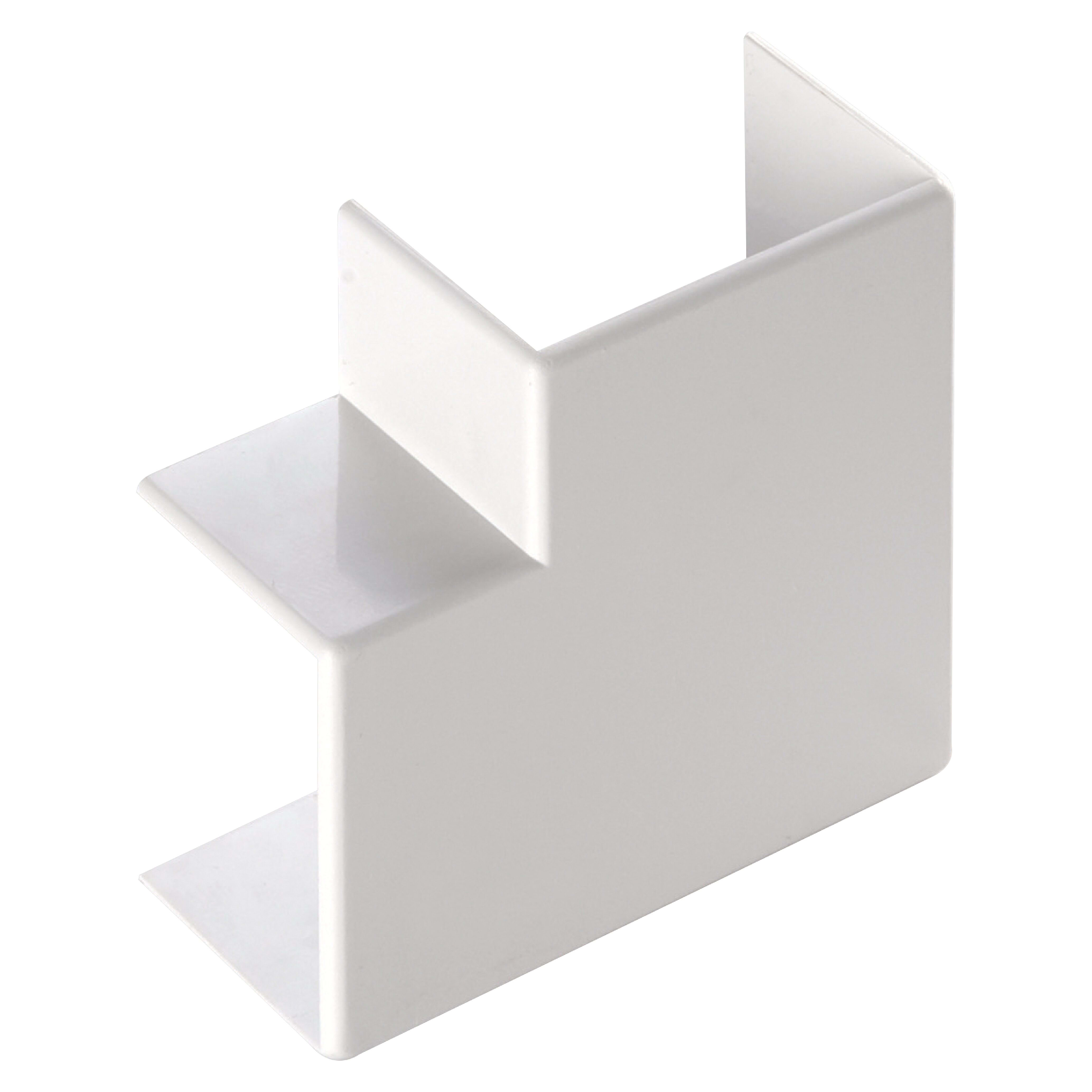 ELETTROCANALI ETNECAP2525B ANGOLO PIANO PER MINICAN. DIM. 25X25 BIA