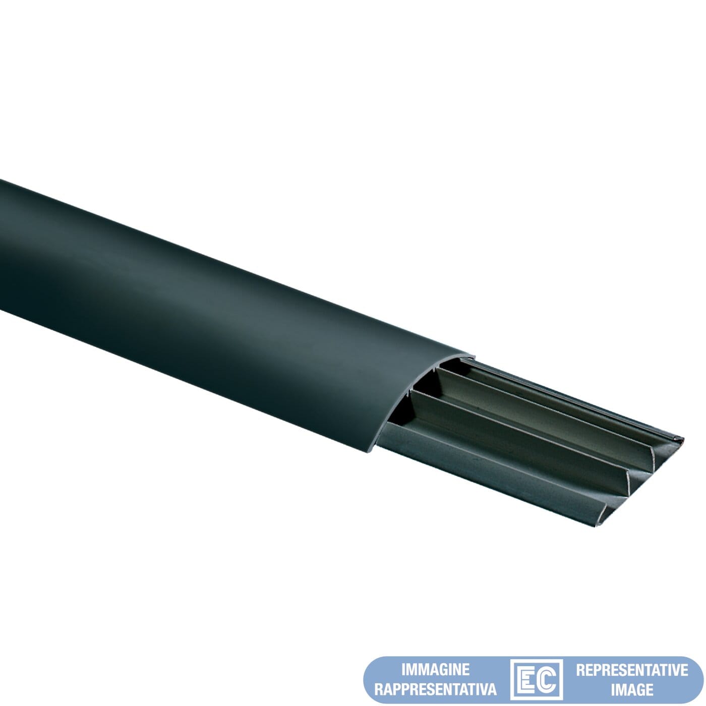 ELETTROCANALI ETNECCAP5012B CANALE A PAVIMENTO BIANCO MM. 50X12