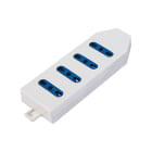 ELETTROCANALI ETNECK11054 MULTIPRESA BIANCA 4 POSTI 10/16A SENZA C