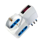 ELETTROCANALI ETNECK11124 ADATTATORE TRIPLO C/PROTEZIONE S11-P17/1