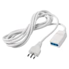 ELETTROCANALI ETNECK22201 PROLUNGA BIANCA 3MT SPINA10A PRESA10A