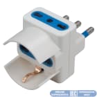 ELETTROCANALI SRL - ETNECK33417 ADATTATORE TRIPLO SCHUKO/BIV. NERO 16A