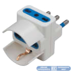 ELETTROCANALI SRL - ETNECK33417 ADATTATORE TRIPLO SCHUKO/BIV. NERO 16A