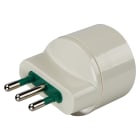 ELETTROCANALI ETNECK33609 ADATTATORE SCHUKO BIANCO 10A
