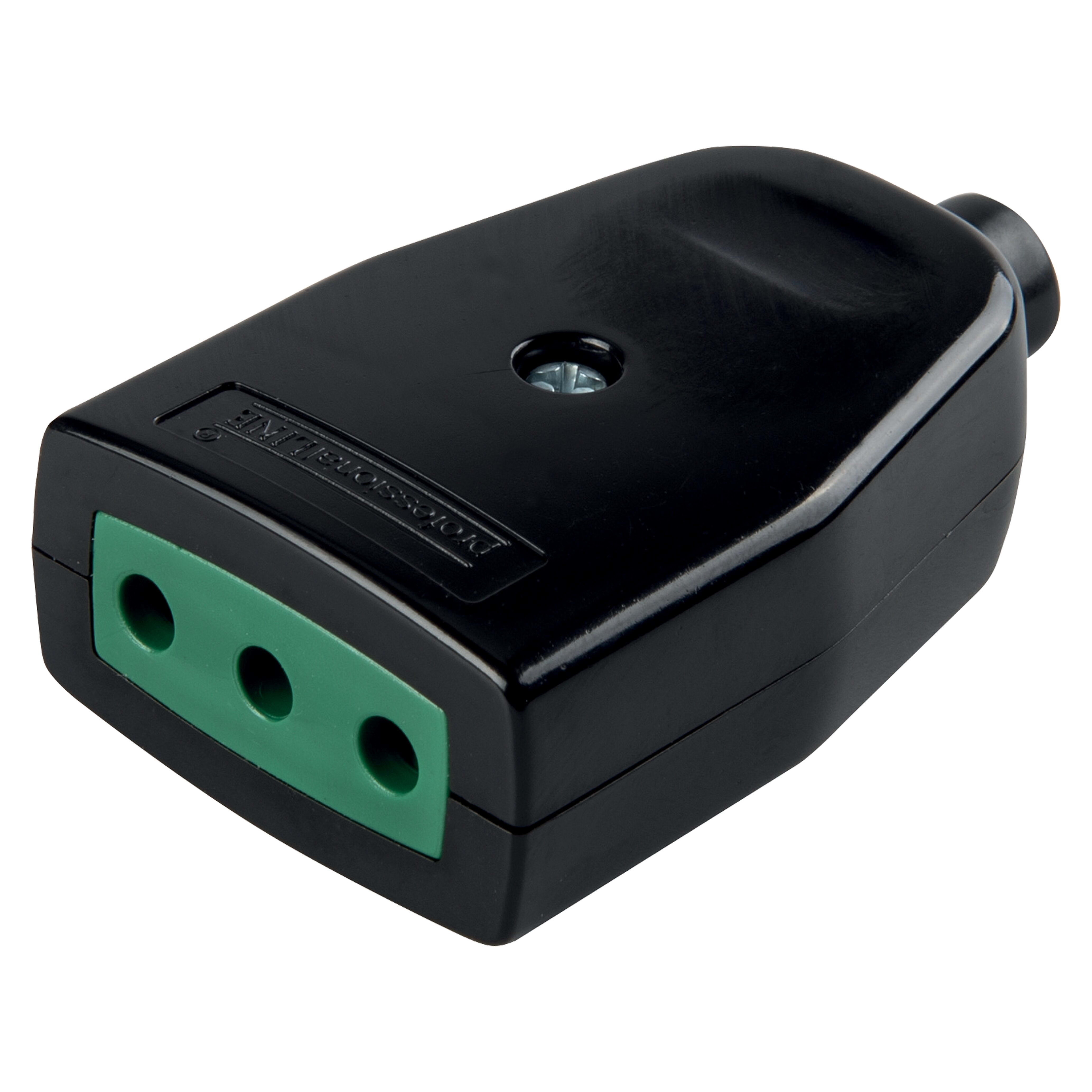 ELETTROCANALI SRL ETNECK33612 PRESA NERA 10A 2P+T