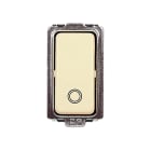 ELETTROCANALI SRL - ETNECL2521 PULSANTE UNIPOLARE TONDO 10A 1P/NO