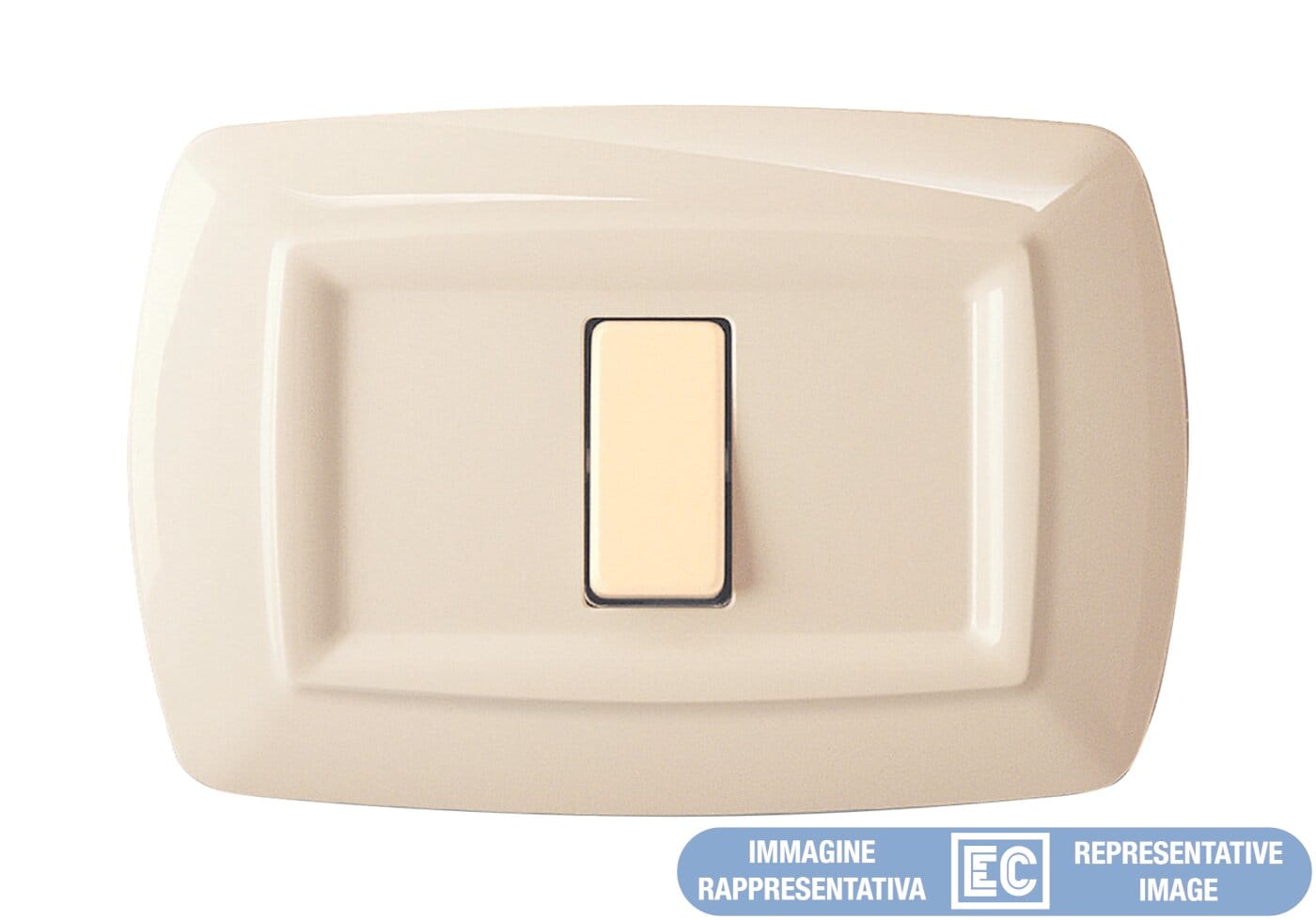 ELETTROCANALI SRL ETNECL2596A PLACCA TONDO 6 MODULI AVORIO