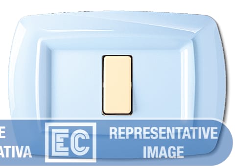 ELETTROCANALI SRL ETNECL2592PA PLACCA TONDO 2 MOD.AZZURRO PASTELLO